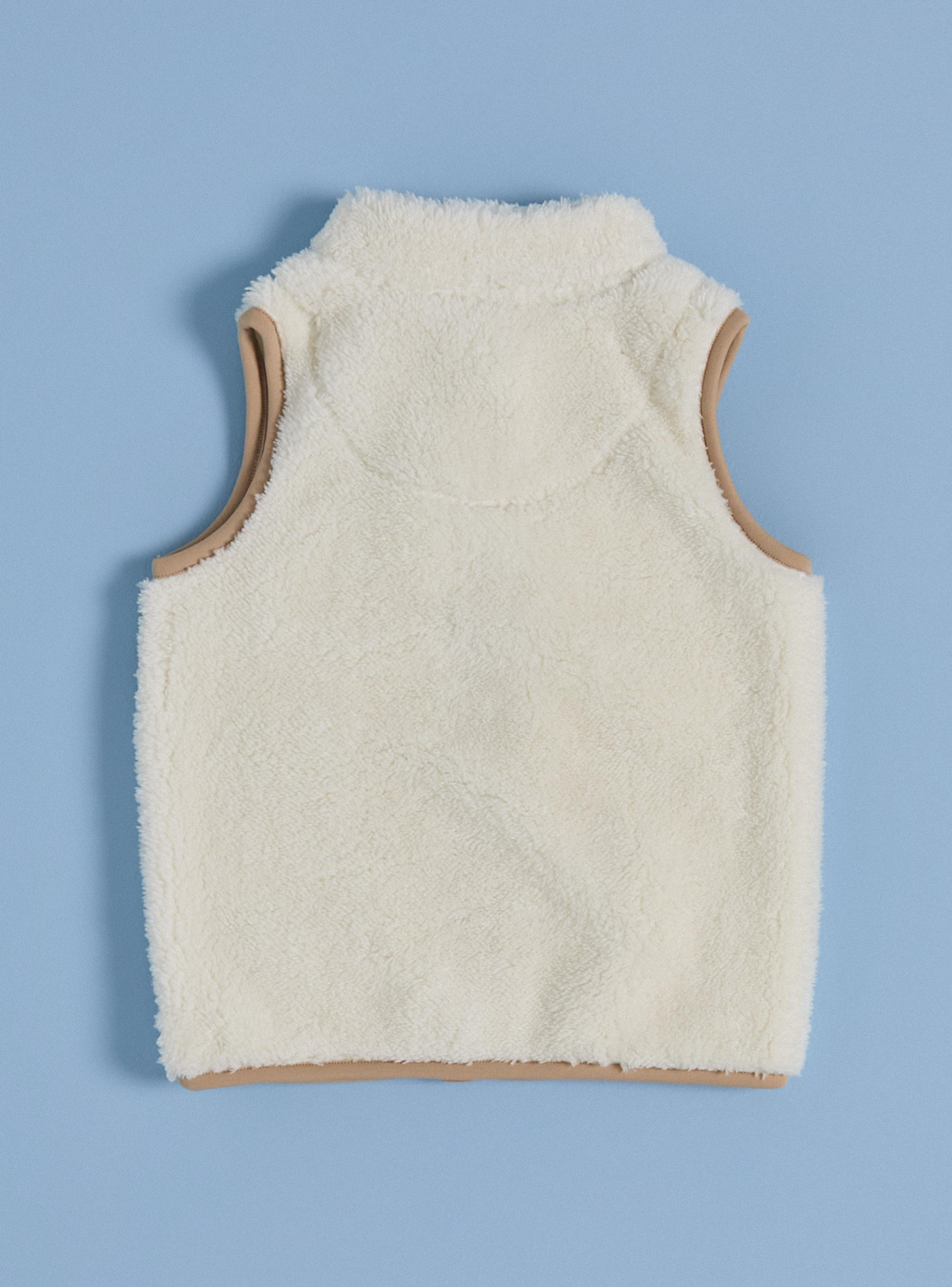 Chaqueta Polar sin Mangas Color Block-2