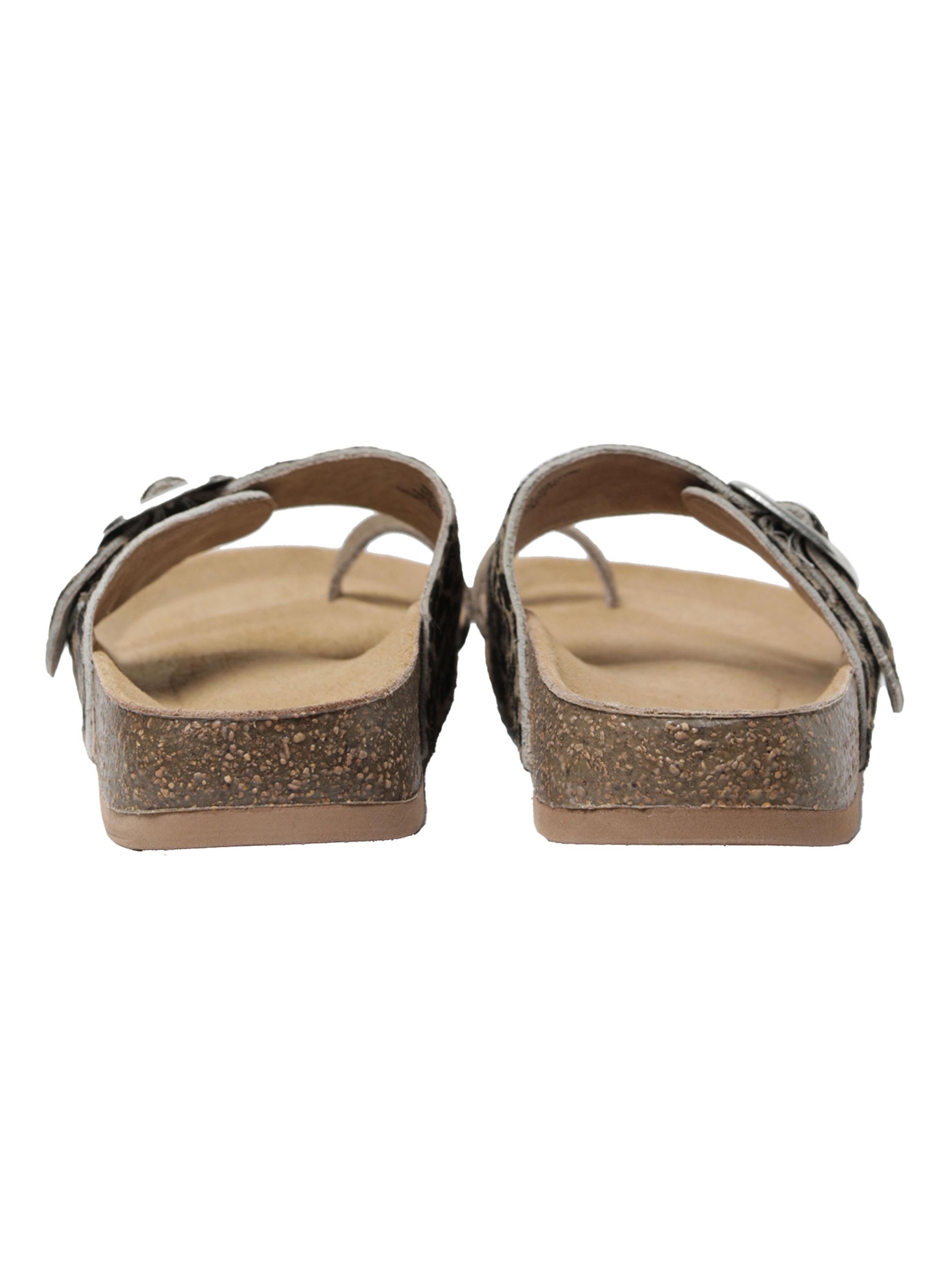 Sandalia Cuero Animal Print Mujer-4