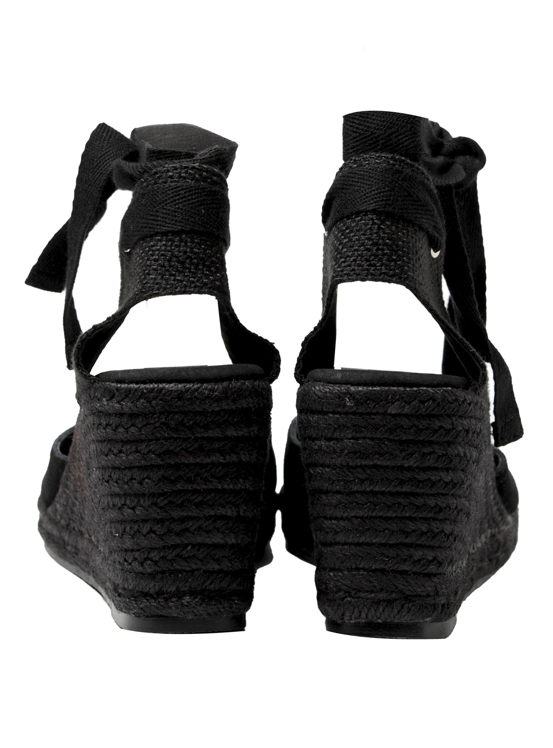 Sandalia Cuero Tira Ajustable Mujer-4