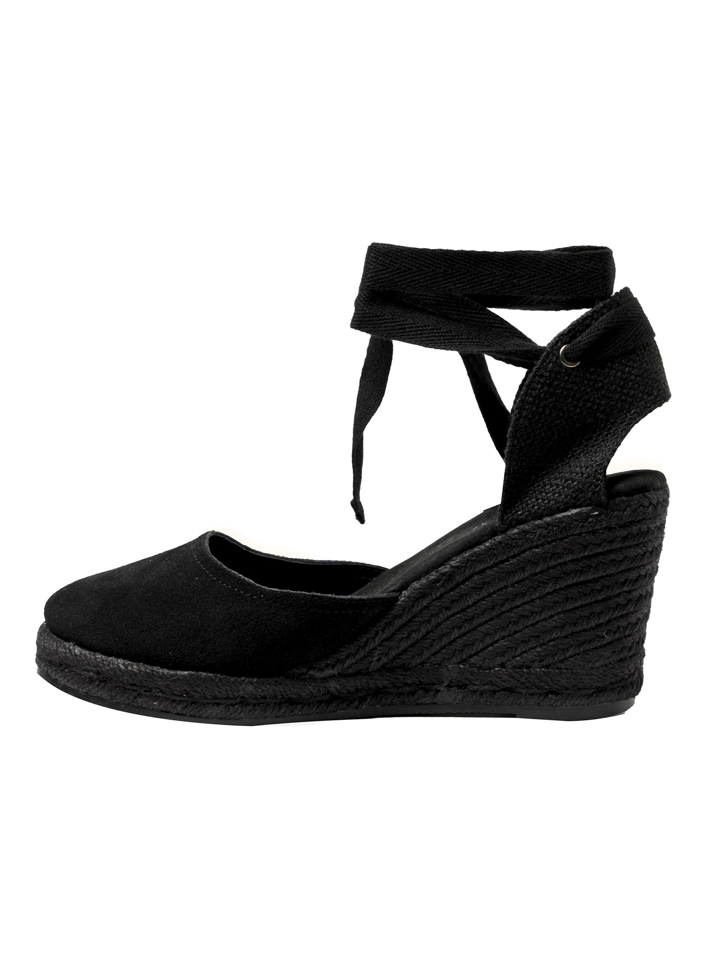 Sandalia Cuero Tira Ajustable Mujer-2