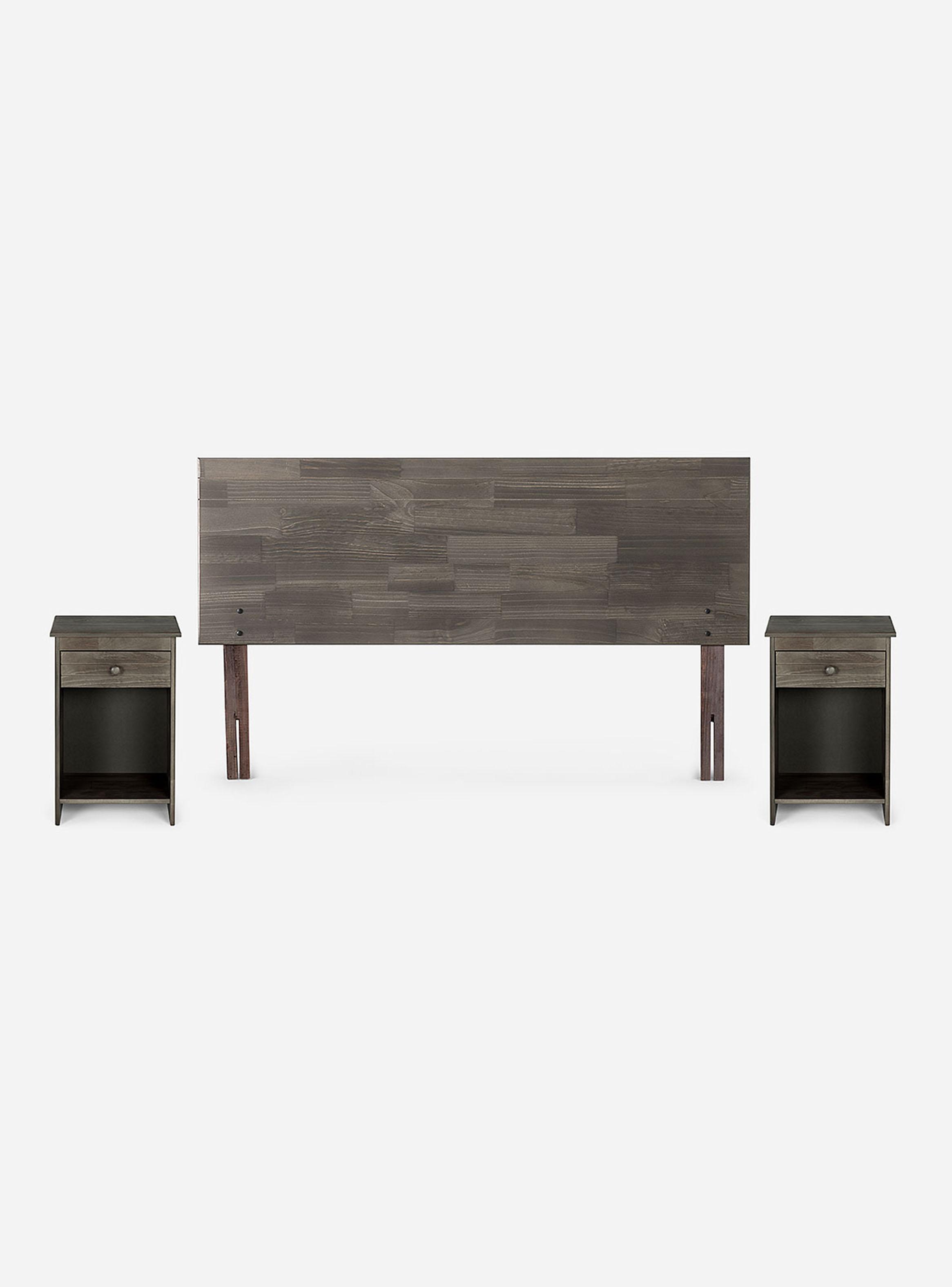 Cama Europea Wave Base Normal 2 Plazas 1.50x1.90 cm Muebles Tabor + Almohadas-2