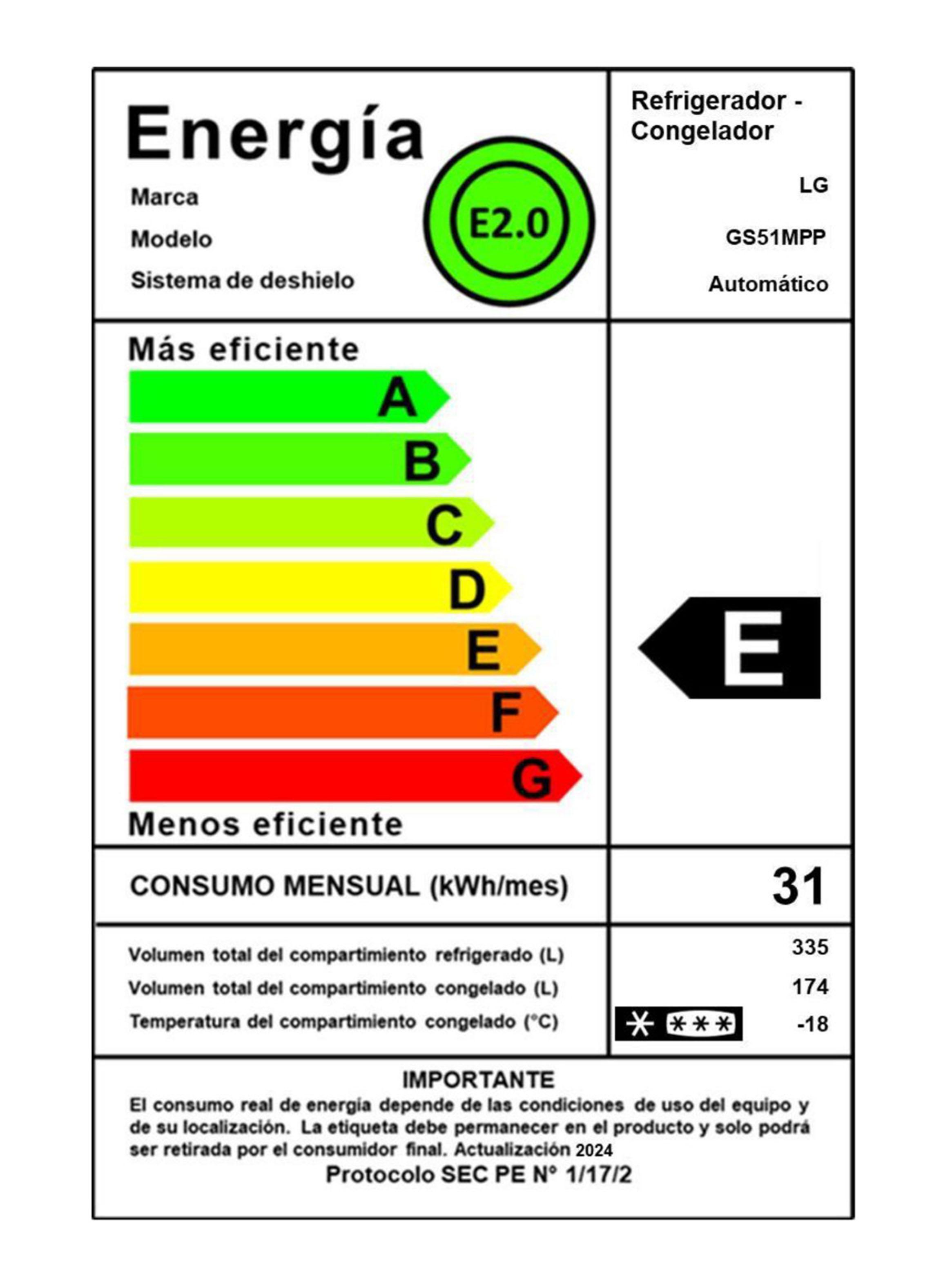 Refrigerador Side by Side No Frost 509 Litros GS51MPP-10