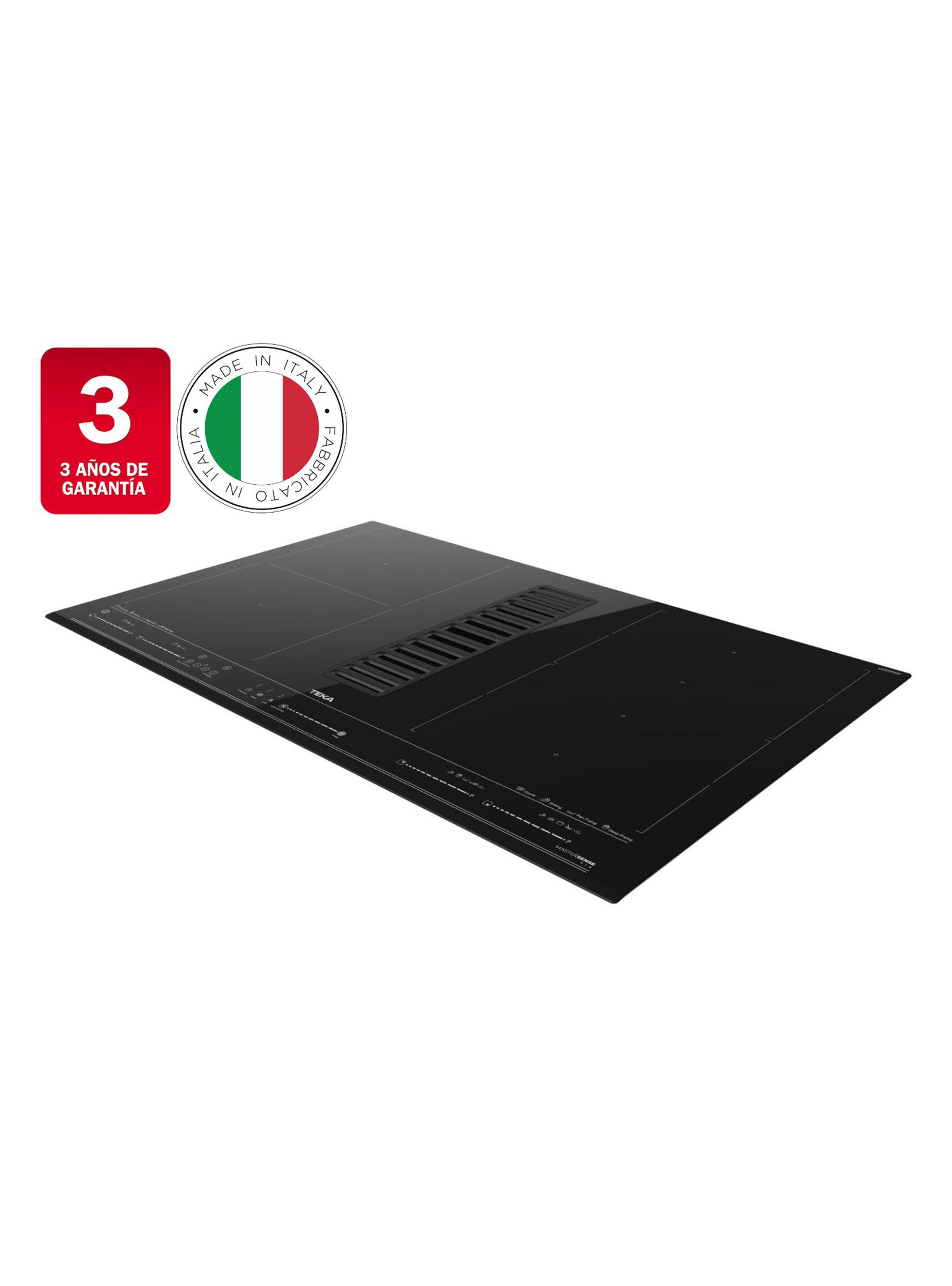 Encimera de Inducción 4 Zonas + Campana Integrada AFF 87600 MST Negro-1