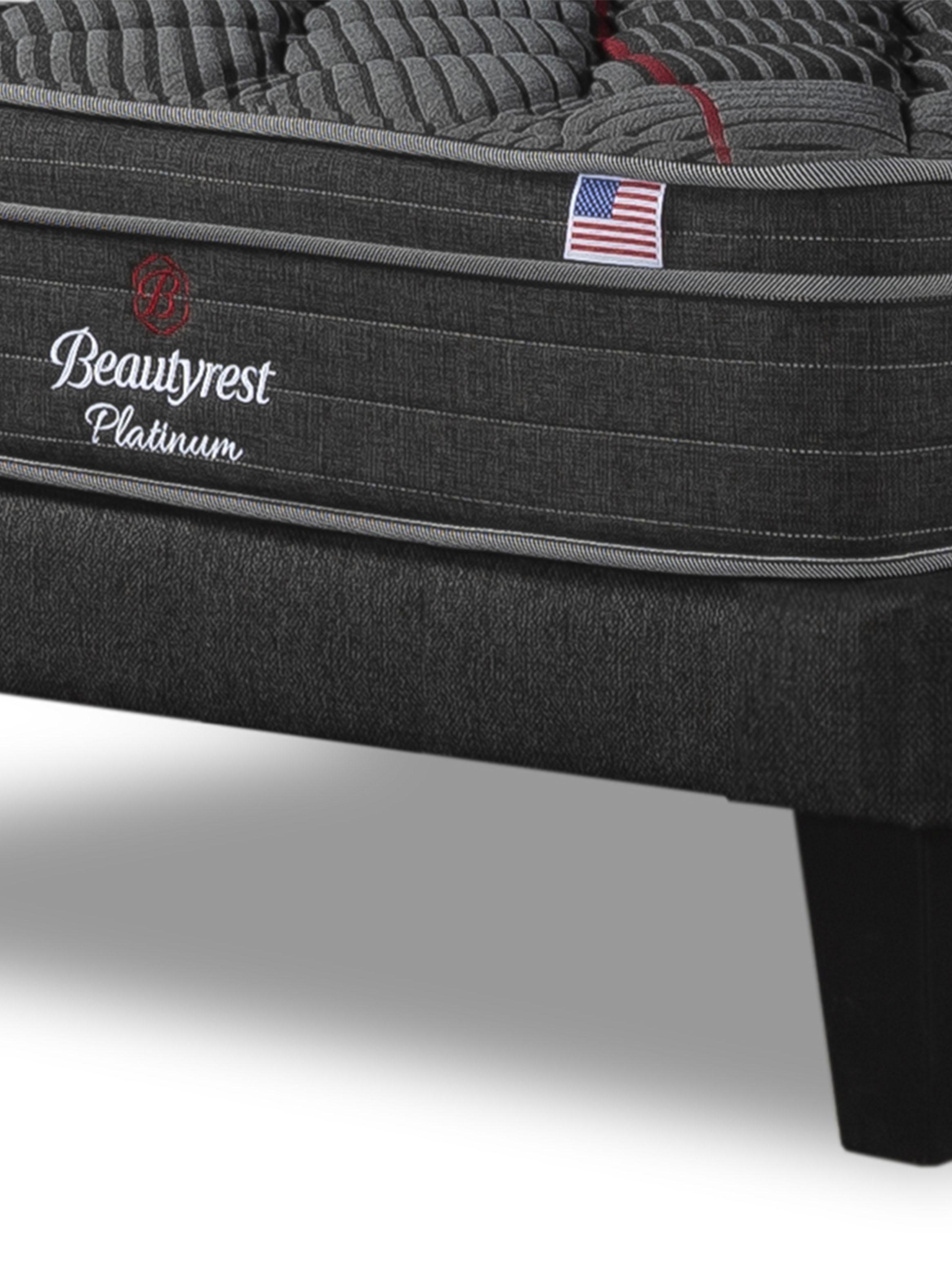 Cama Europea Platinum 1.5 Plazas + Respaldo TIB GR-3