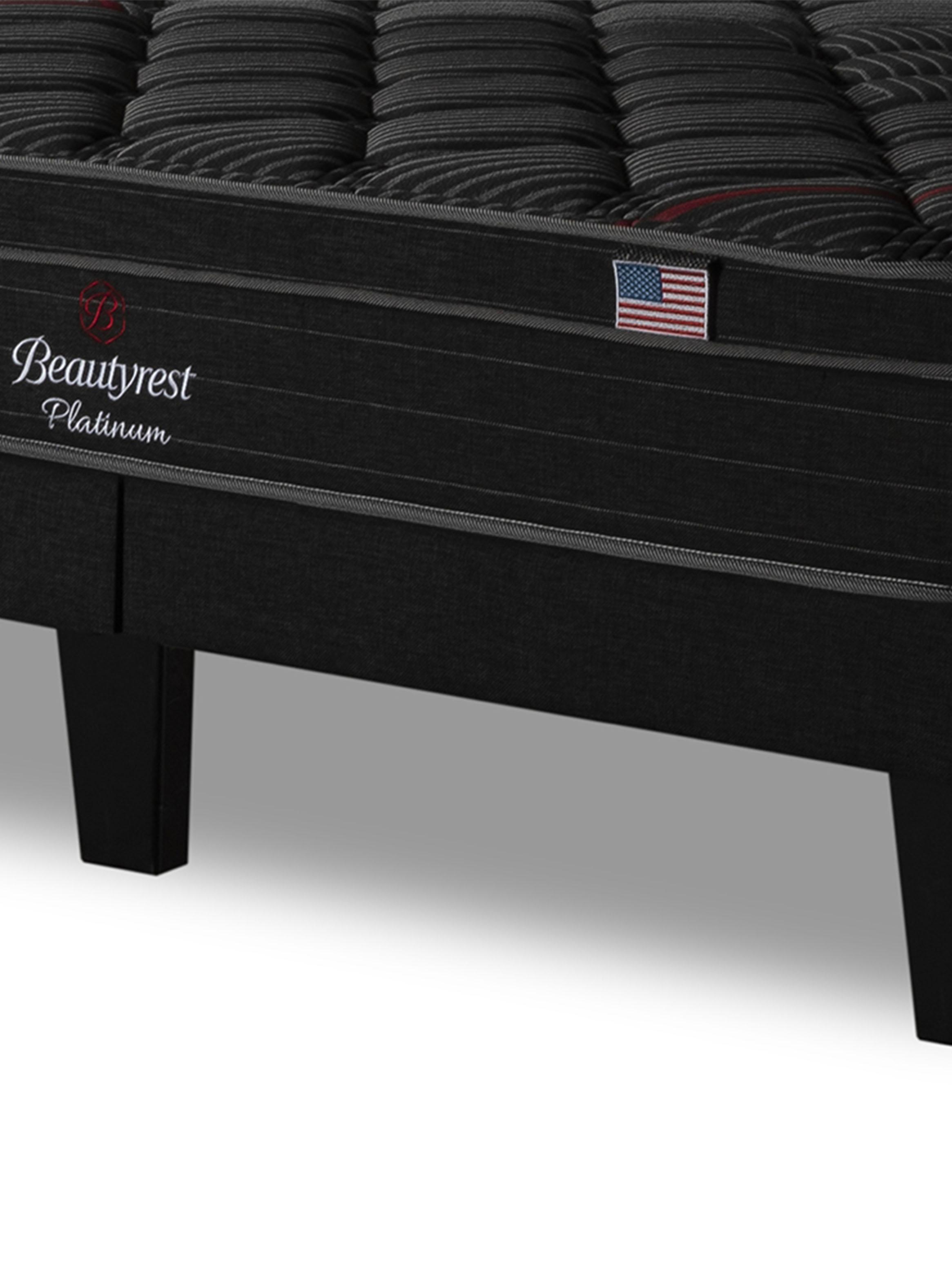 Cama Europea Platinum 2 Plazas + Respaldo-3