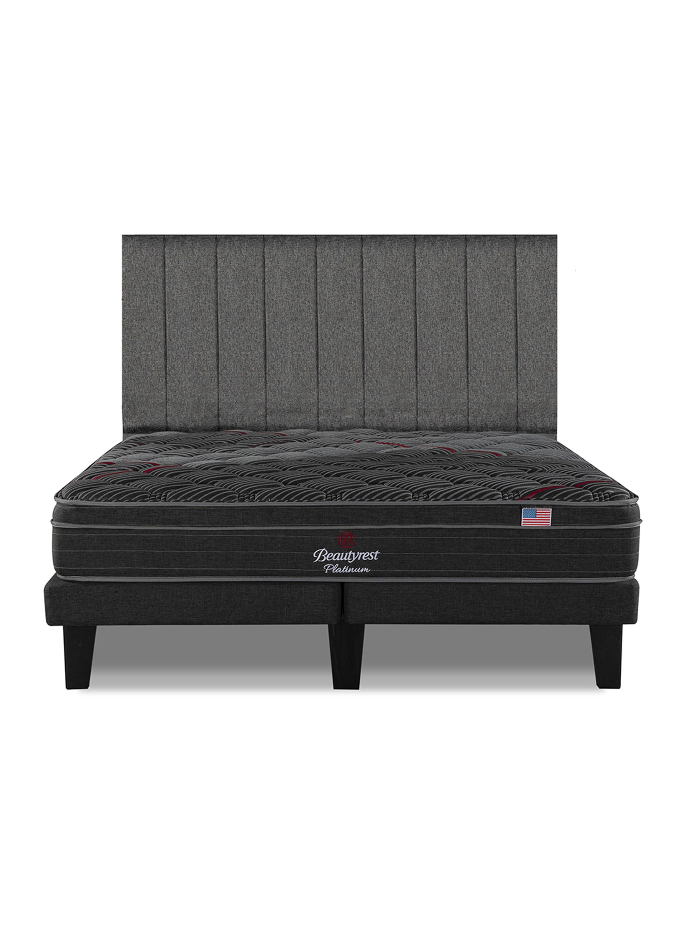 Cama Europea Platinum King + Respaldo TIB GR-2