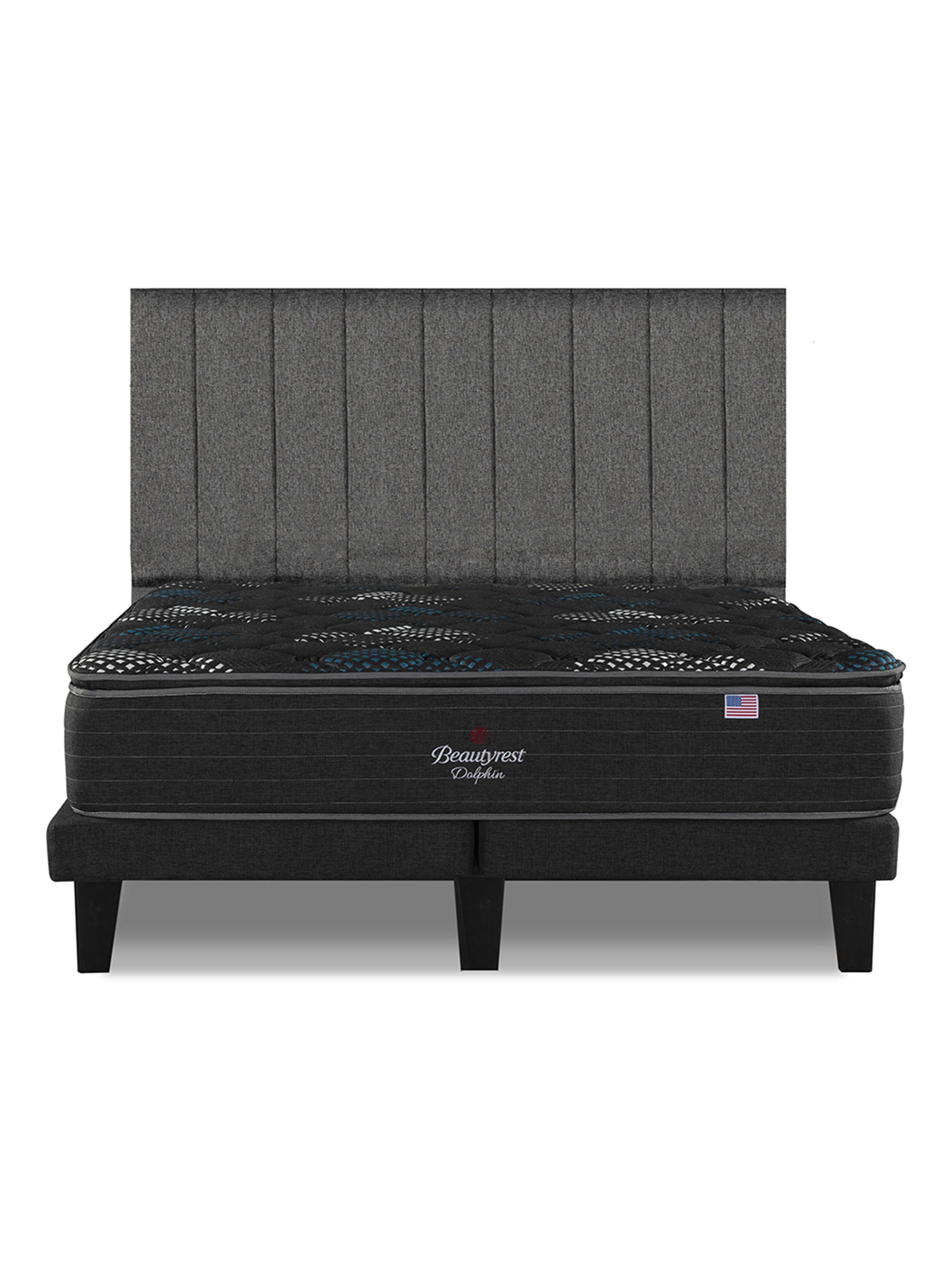 Cama Europea Dolphin 2 Plazas + Respaldo TIB GR-2