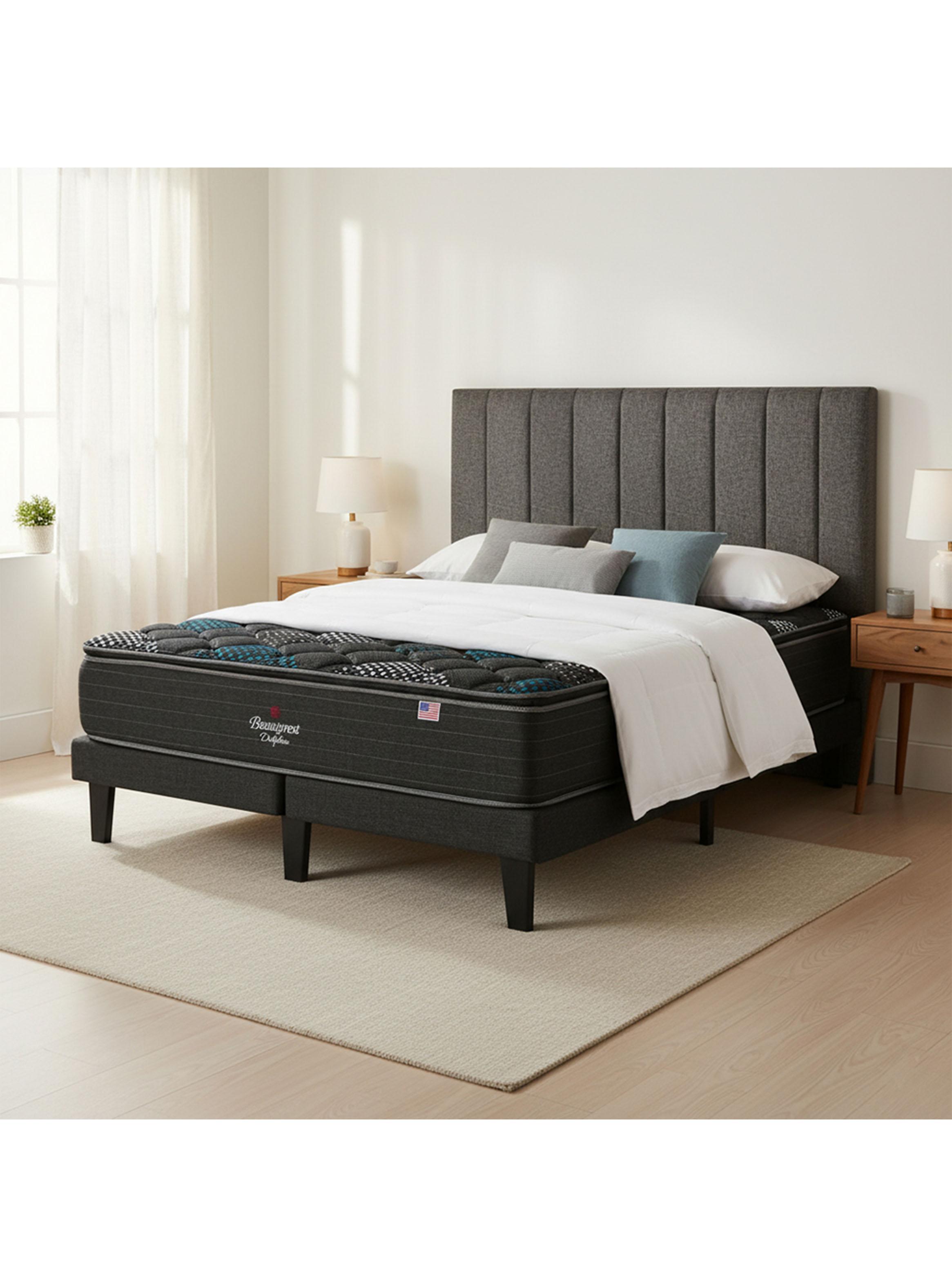 Cama Europea Dolphin 2 Plazas + Respaldo TIB GR-5