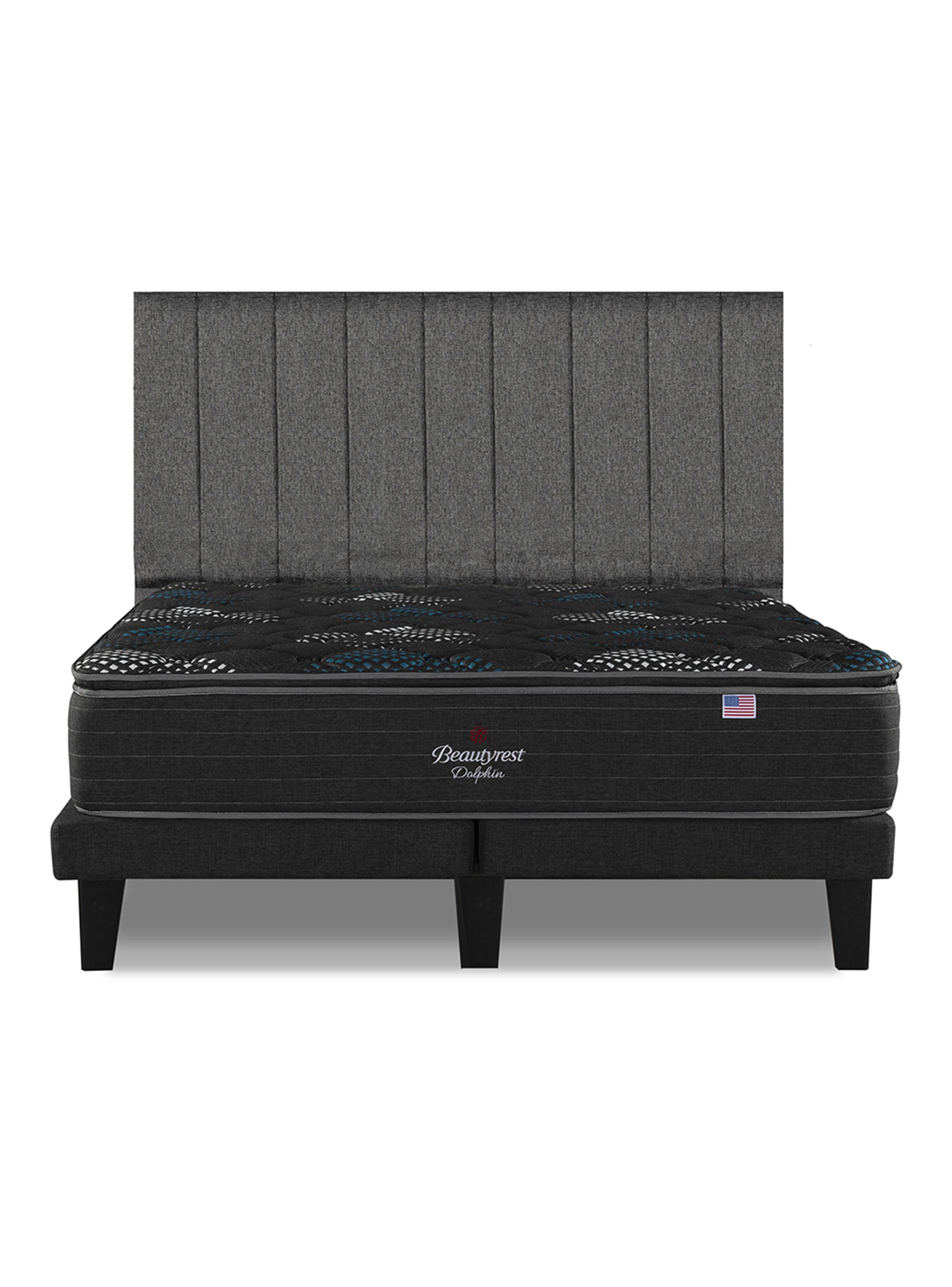 Cama Europea Dolphin King + Respaldo TIB GR-2