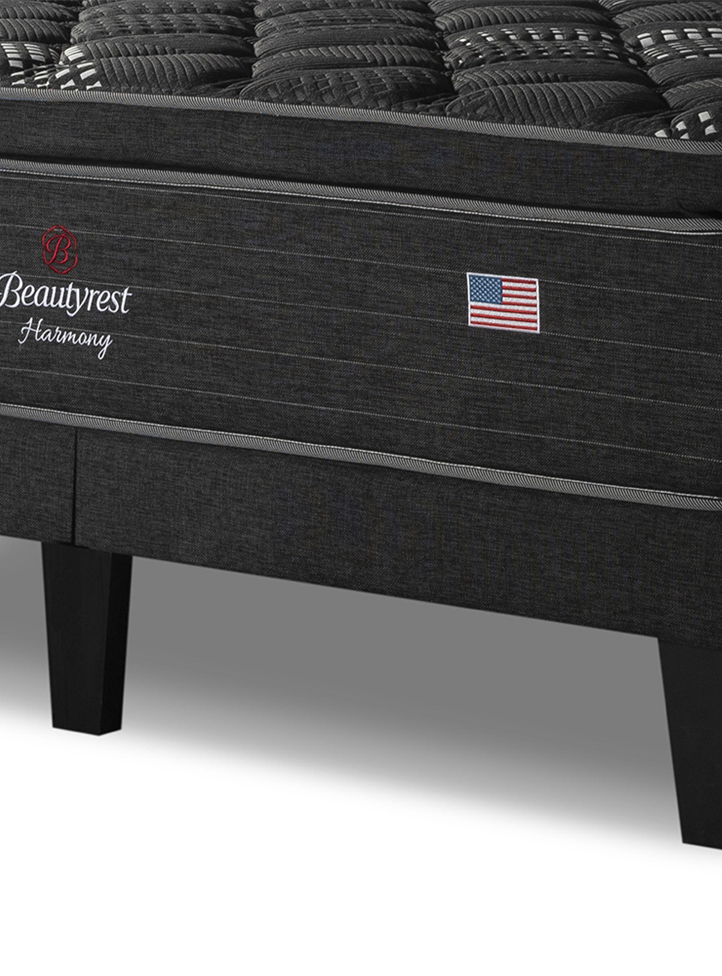 Cama Europea Harmony King + Respaldo-4