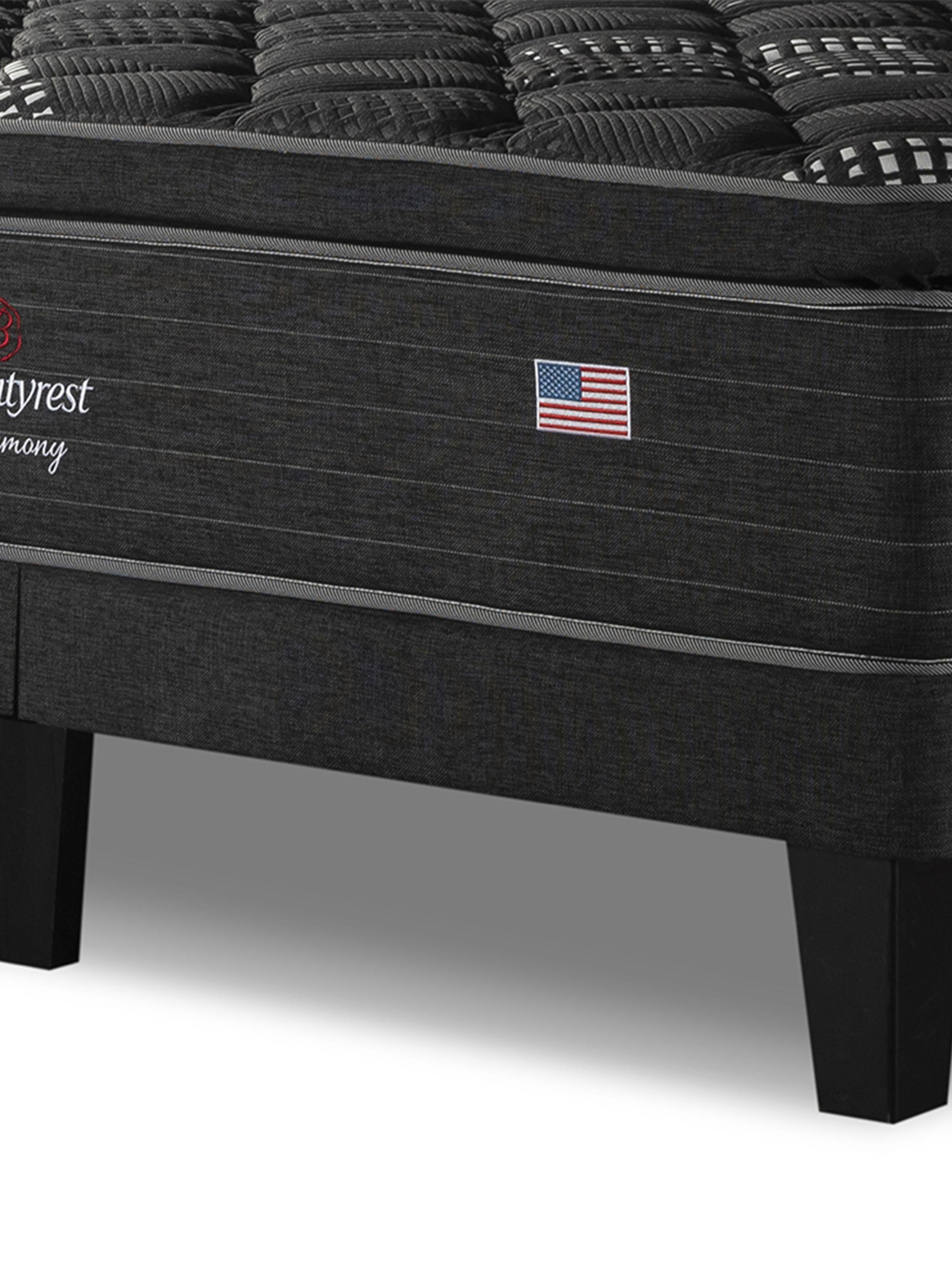 Cama Europea Harmony King Base Dividida con Respaldo TIB PLT-3