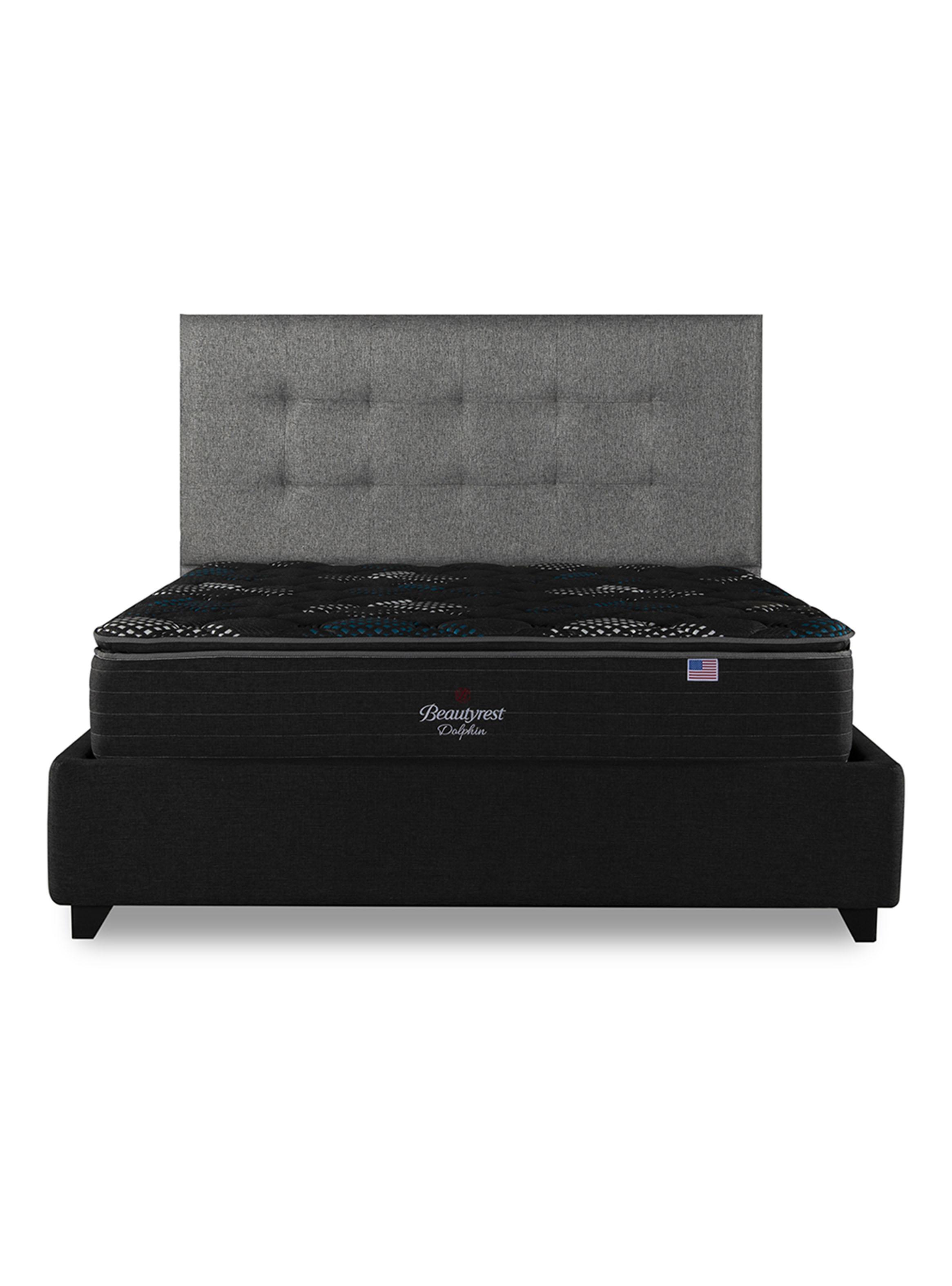 Cama Europea Dolphin 2 Plazas Base Dividida + Respaldo-2