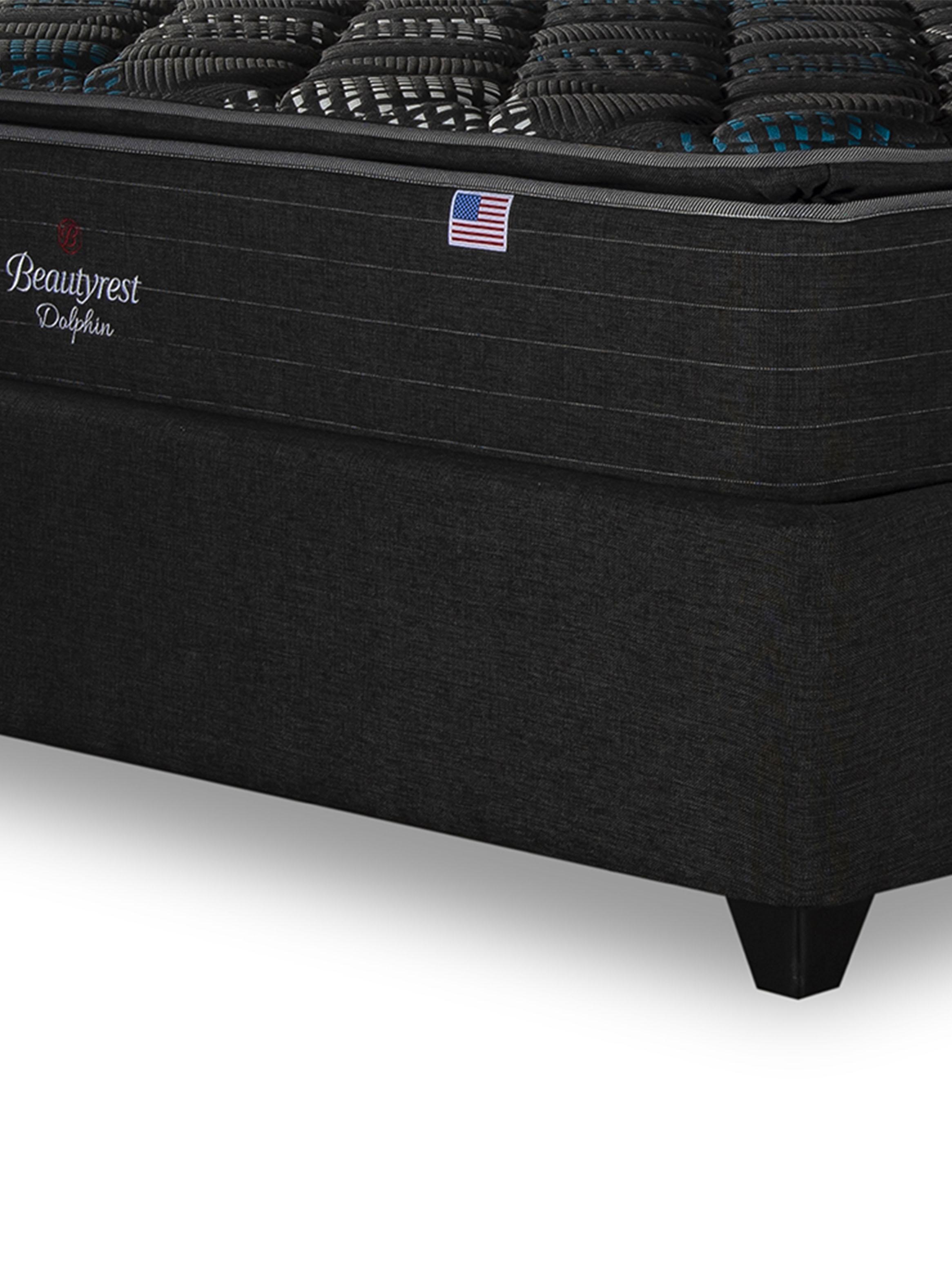 Cama Europea Dolphin 2 Plazas Base Dividida + Respaldo TIG P-4