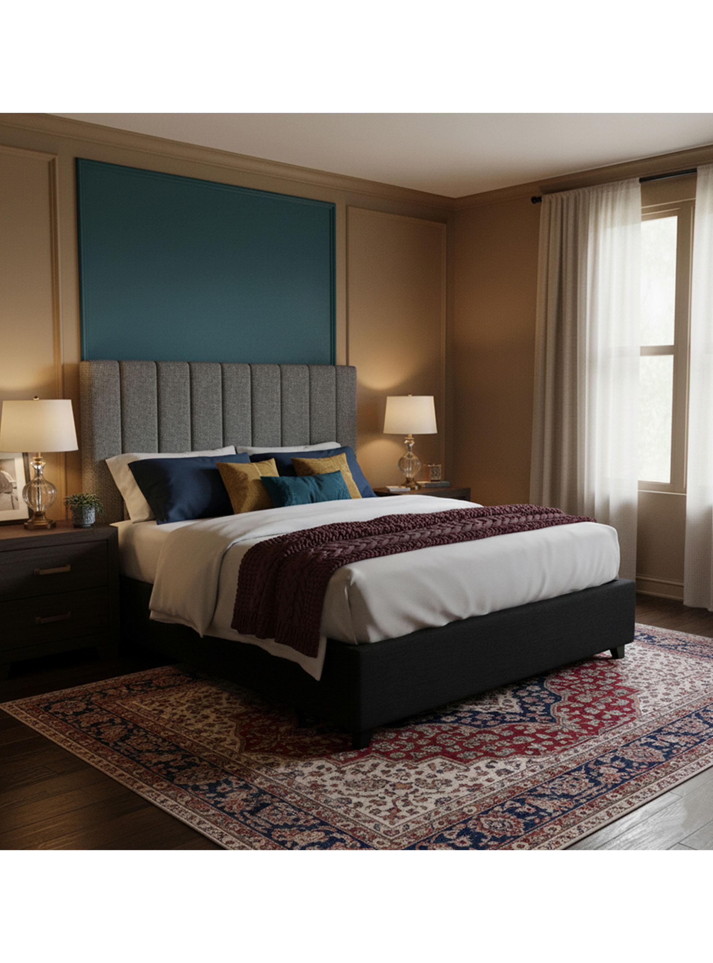 Cama Europea Dolphin 2 Plazas Base Dividida + Respaldo TIB G-5