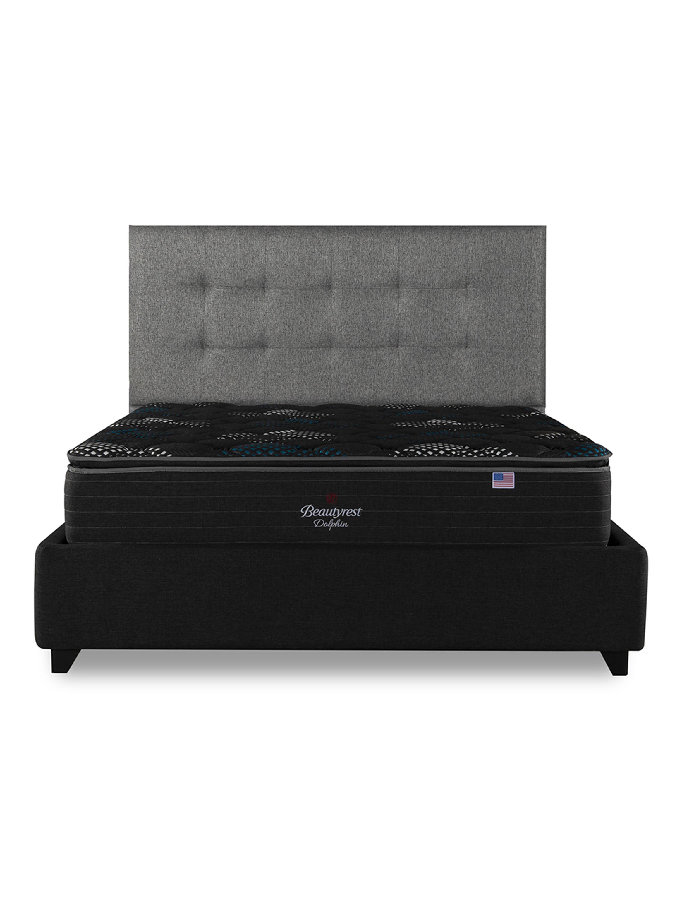 Cama Europea Dolphin King Base Dividida + Respaldo TIG GR-2