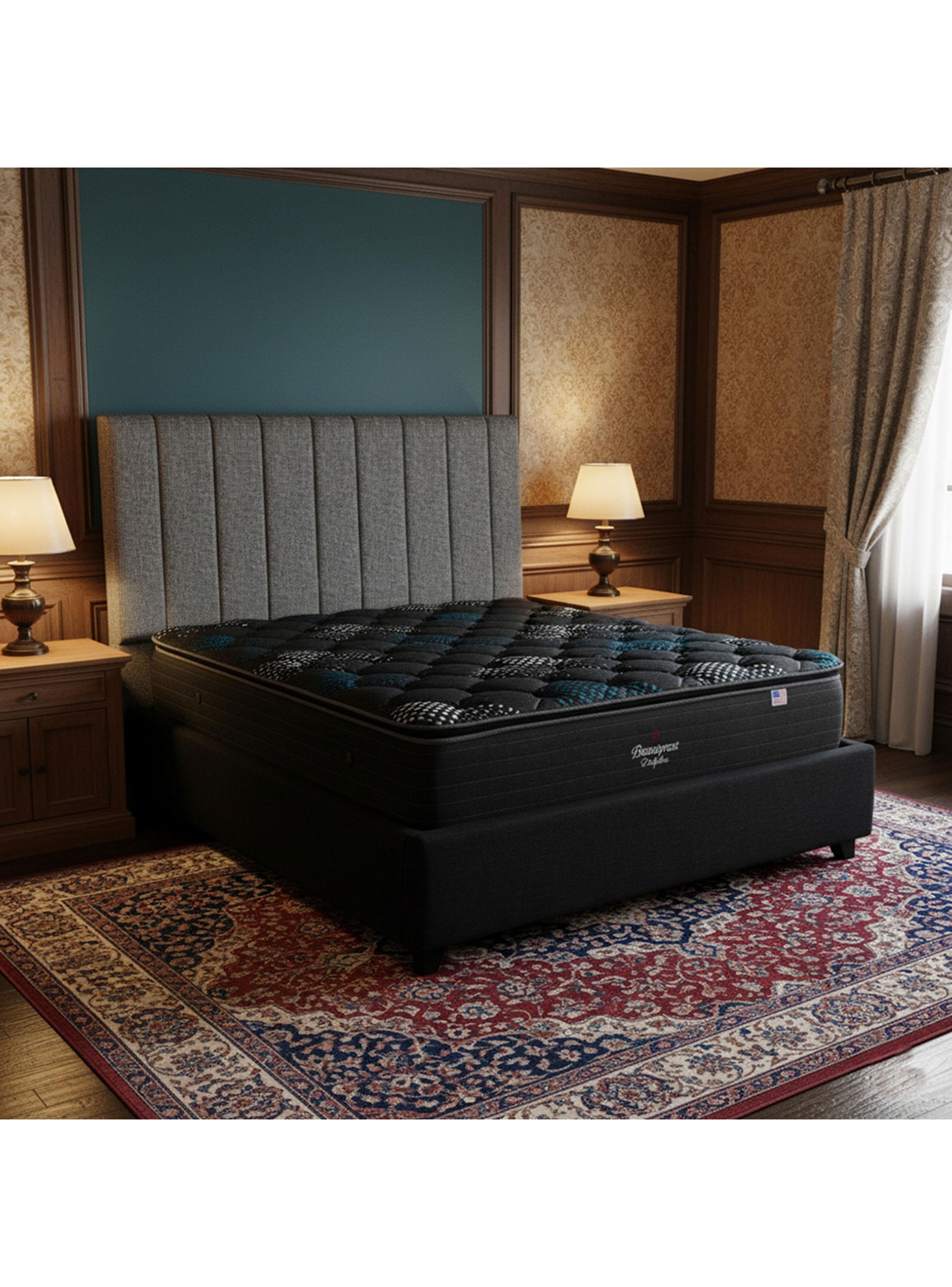 Cama Europea Dolphin King Base Dividida con Respaldo-5