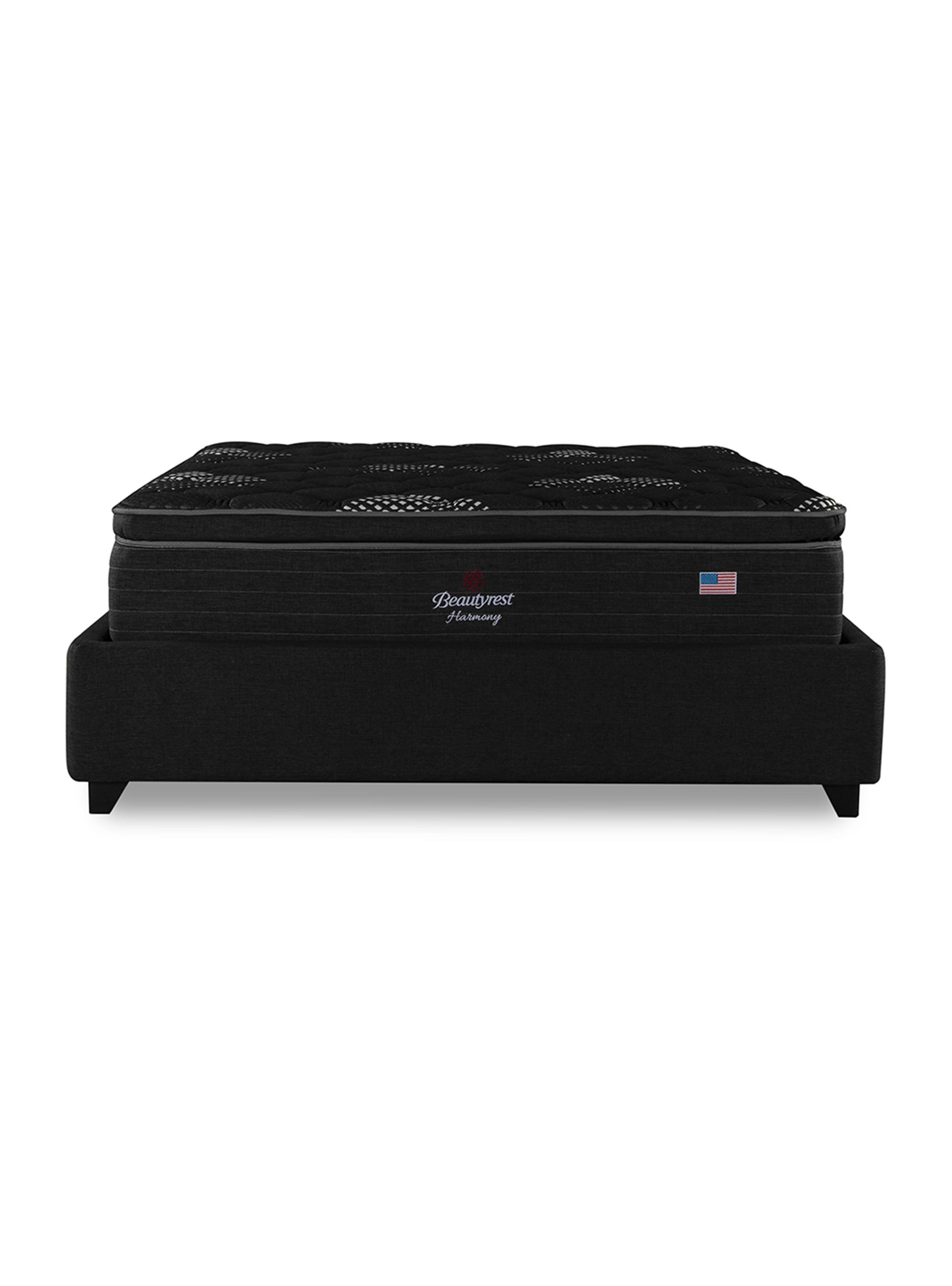 Cama Europea Harmony 2 Plazas Base Dividida con Respaldo-2