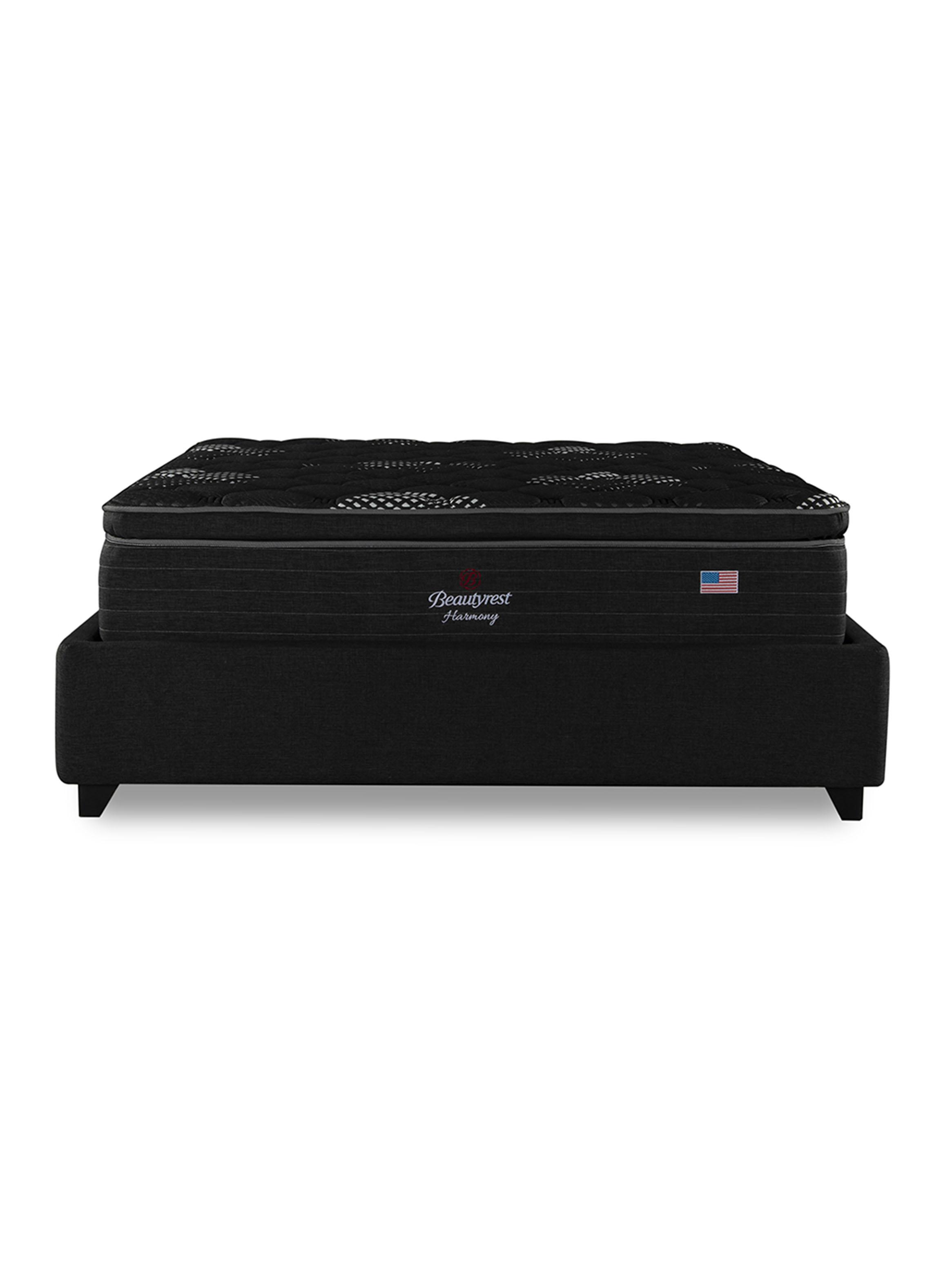 Cama Europea Harmony 2 Plazas Base Dividida + Respaldo-2
