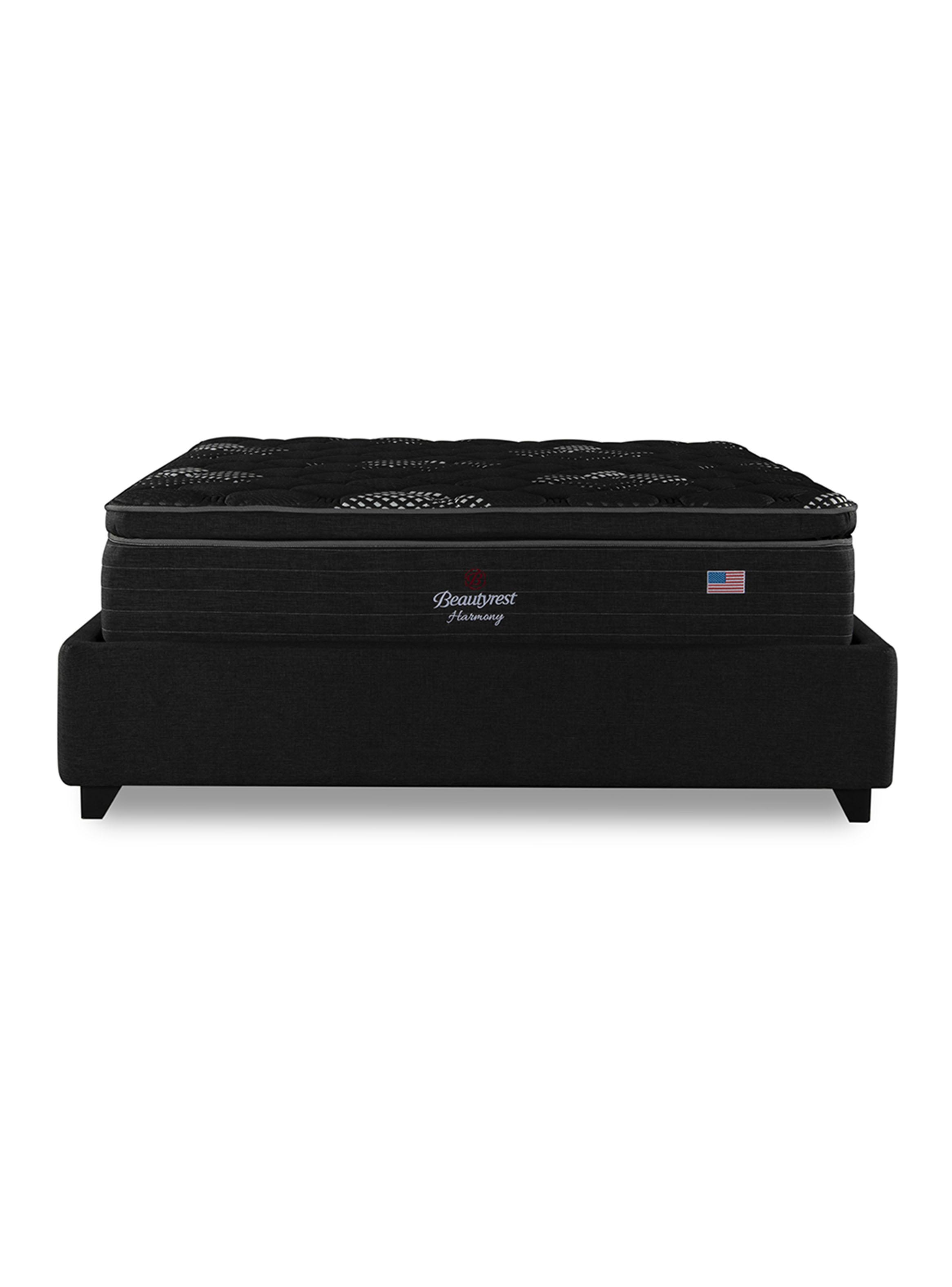 Cama Europea Harmony King Base Dividida + Respaldo TIG PL-2