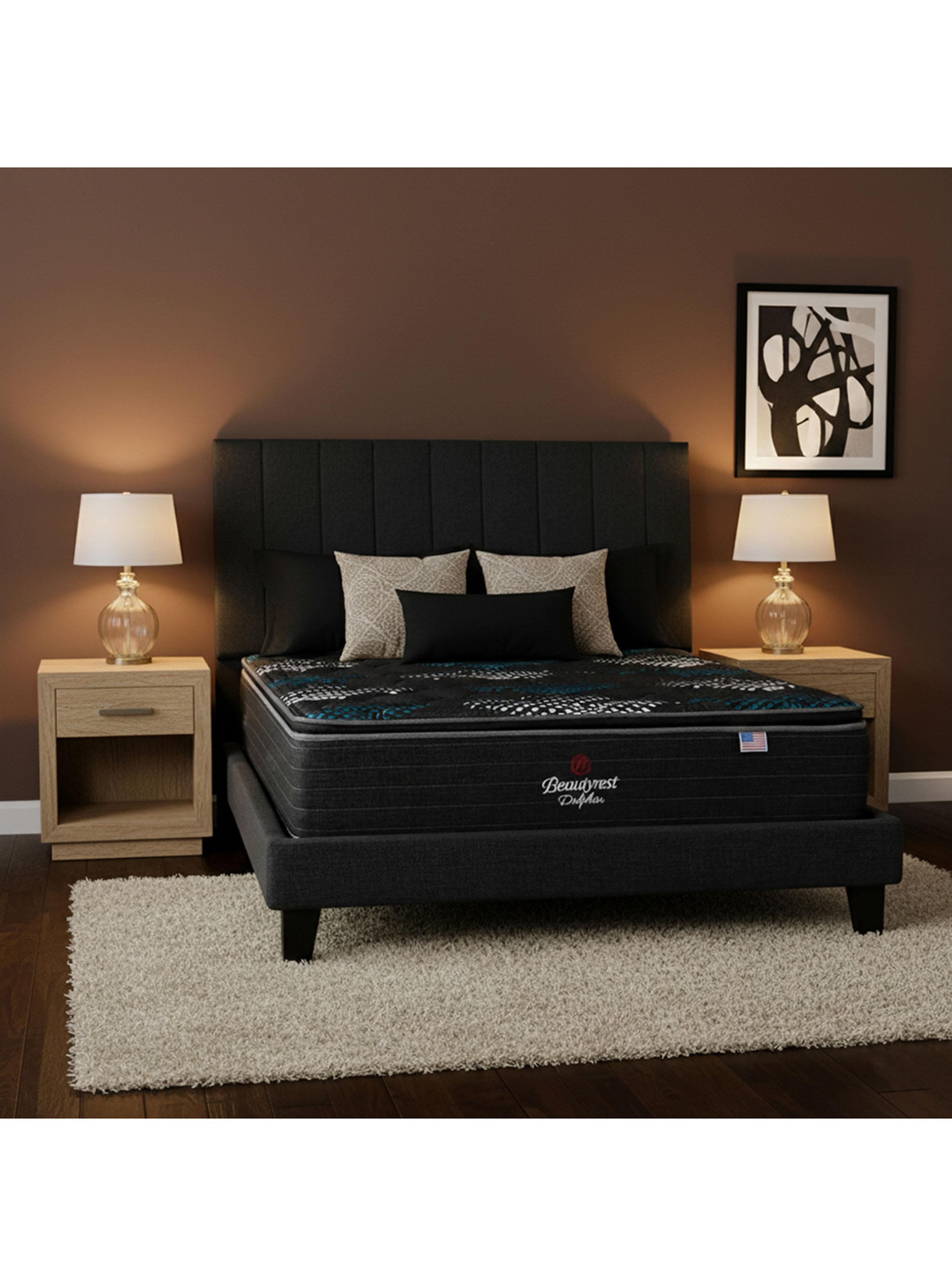 Cama Europea Dolphin 2 Plazas Base Dividida con Respaldo TIB G-5