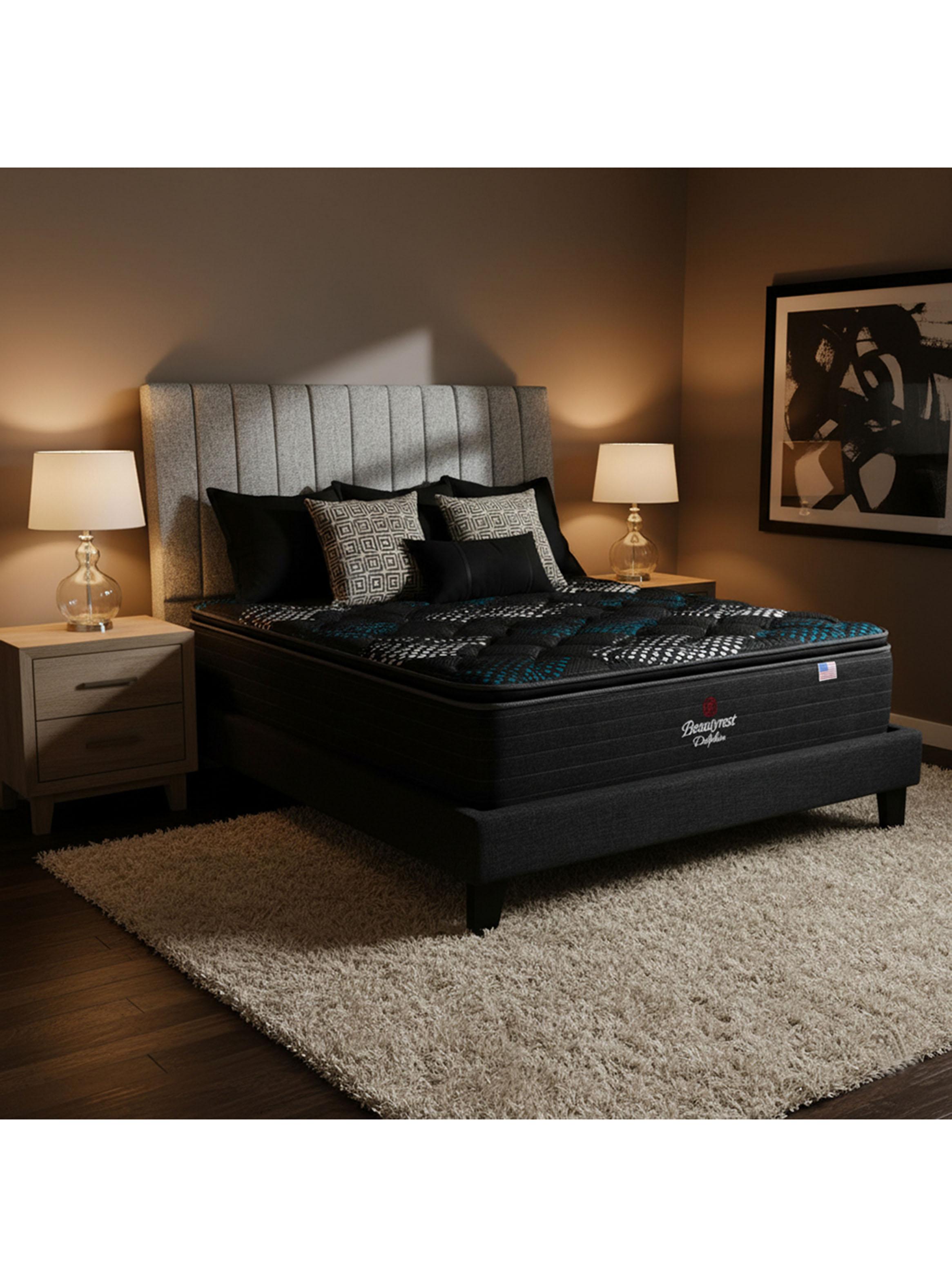 Cama Europea Dolphin 2 Plazas Base Dividida con Respaldo-5