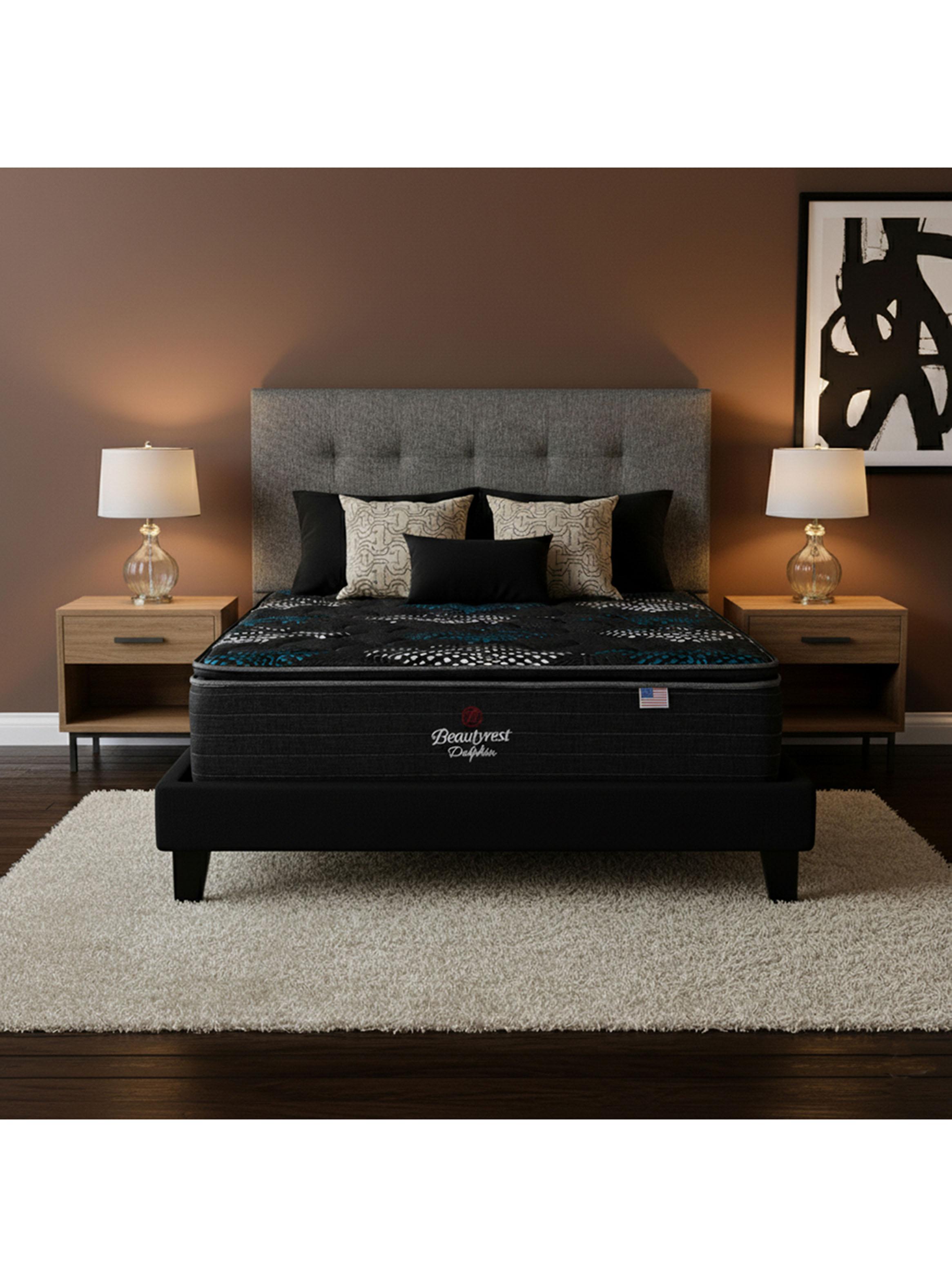 Cama Europea Dolphin King Base Dividida con Respaldo TIG GR-5