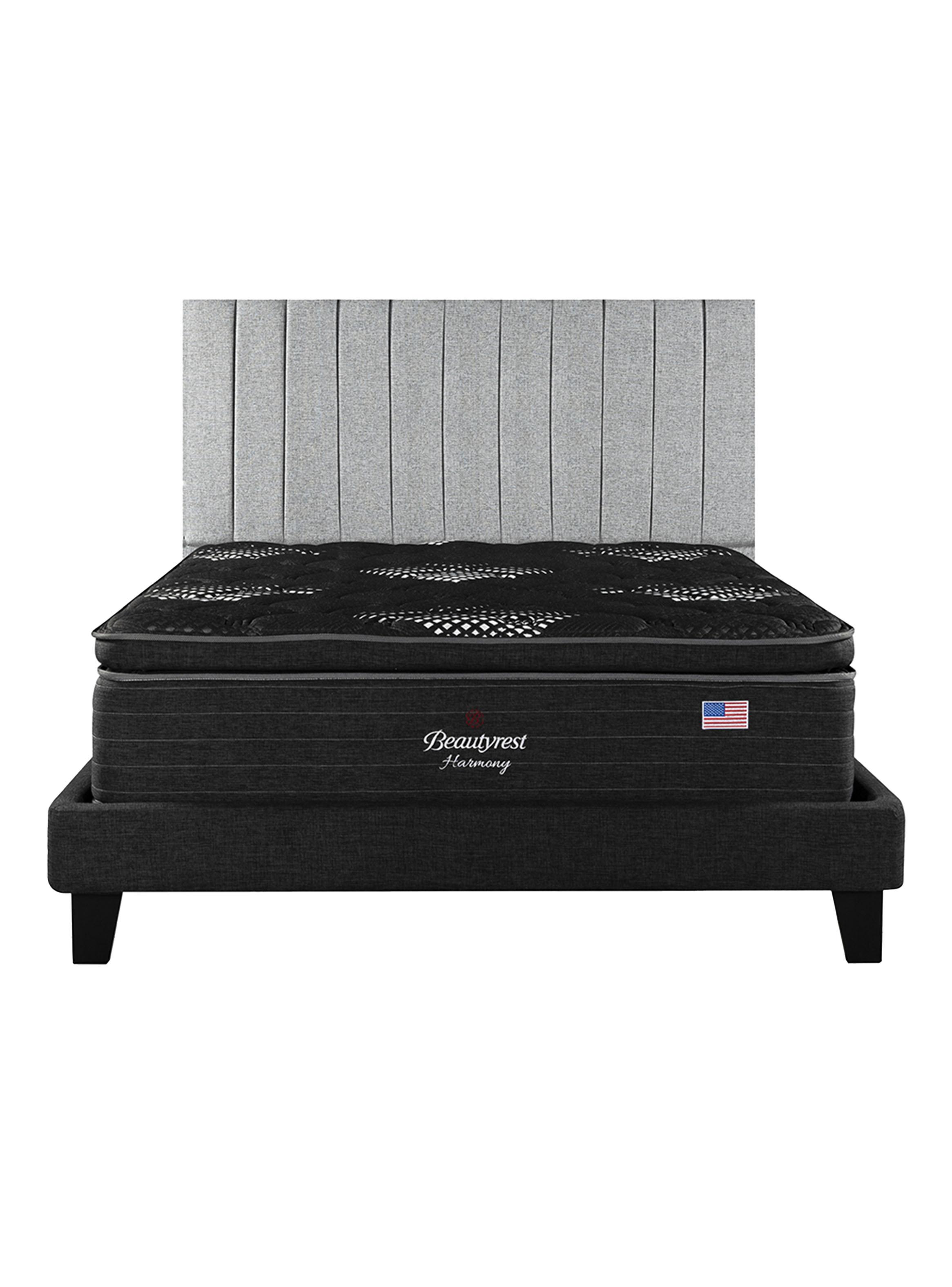 Cama Europea Harmony 2 Plazas Base Dividida con Respaldo TIB P-2