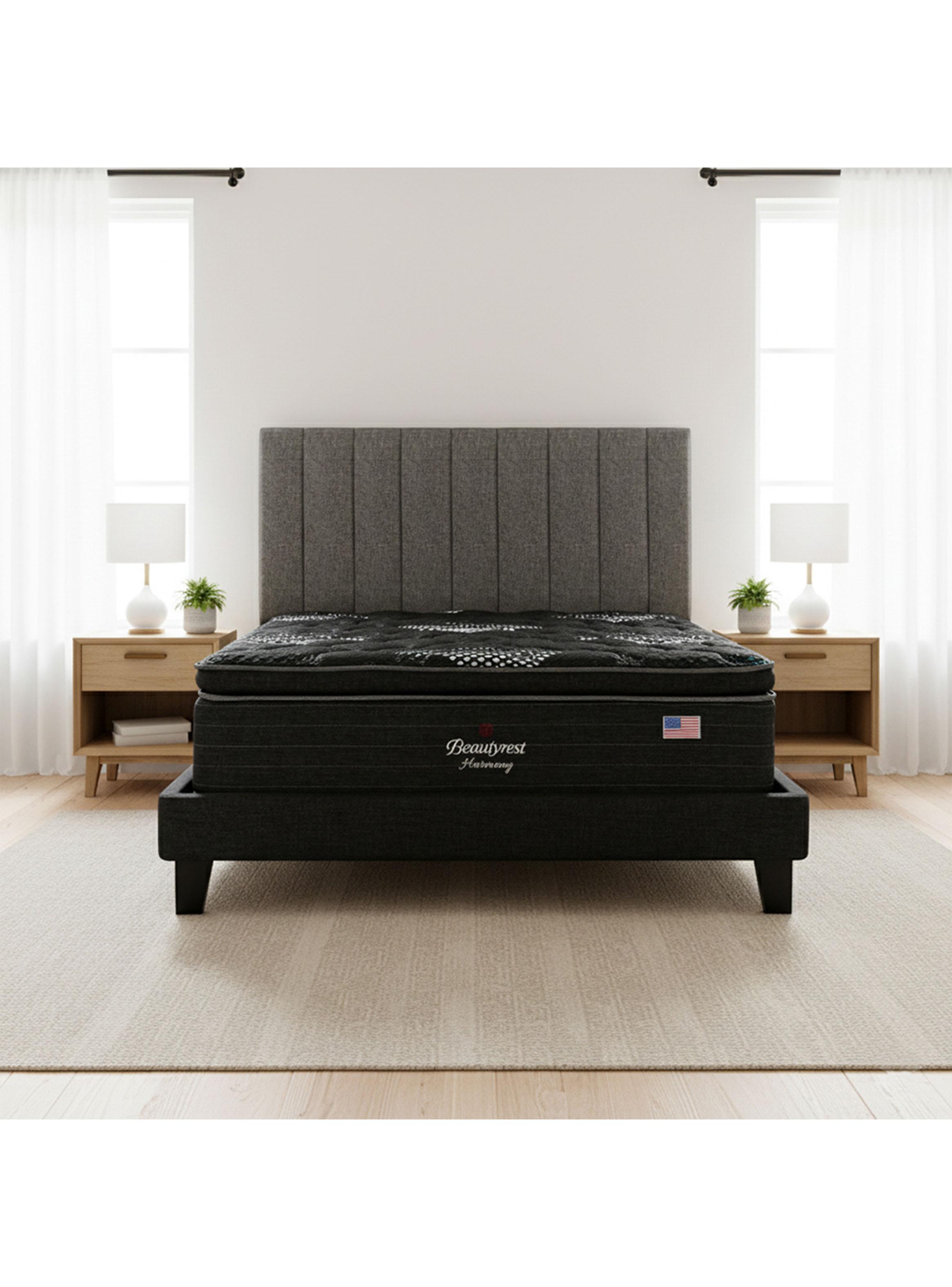 Cama Europea Harmony King Base Dividida con Respaldo TIB GR-5