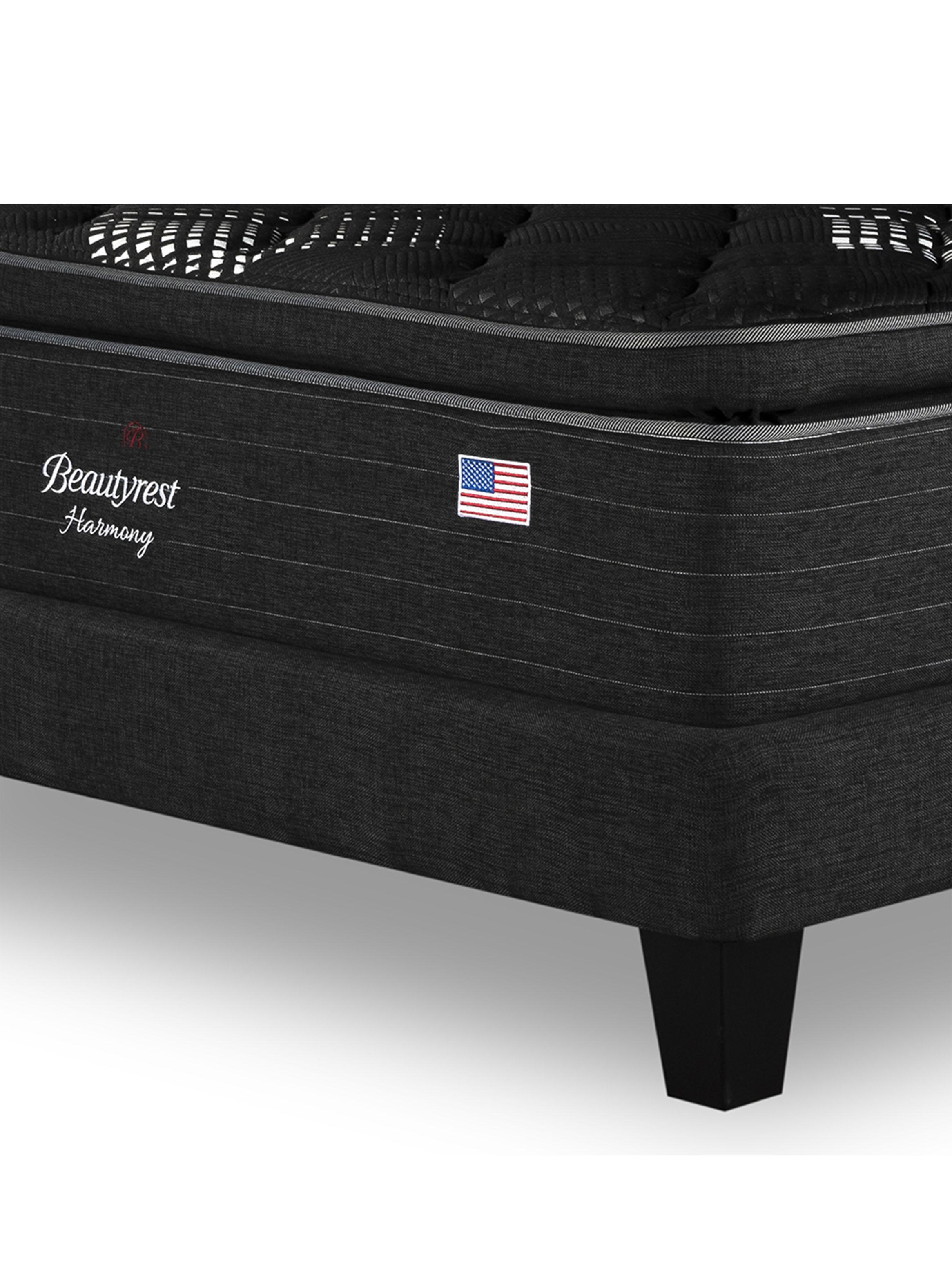 Cama Europea Harmony King Base Dividida con  Respaldo-3