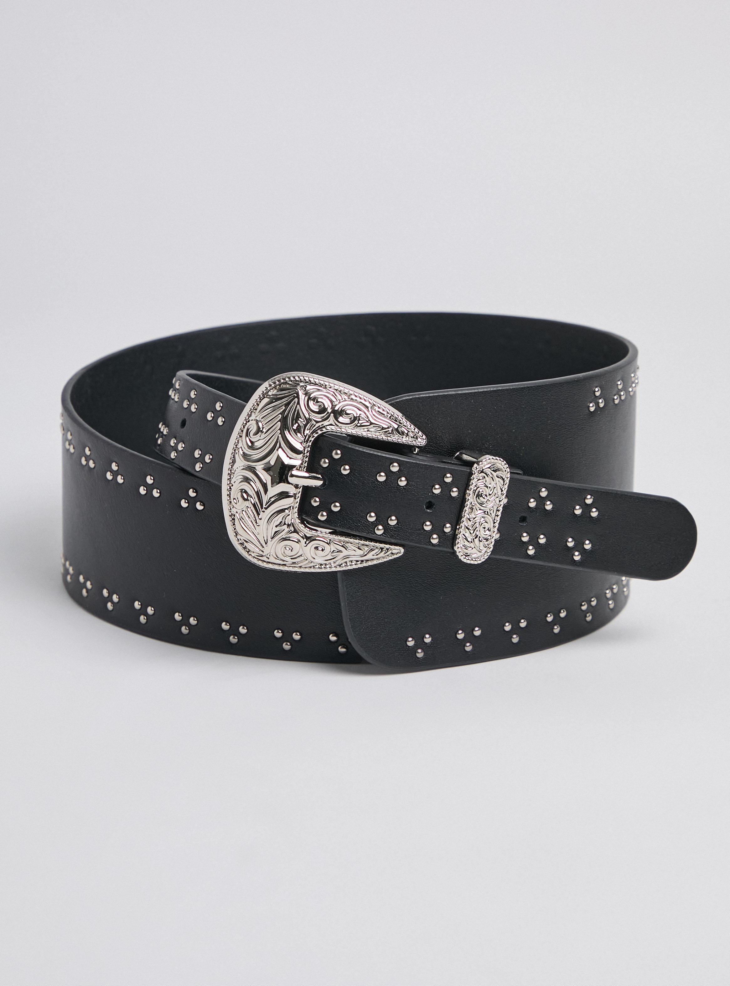 Cinturón Ancho Hebilla Western-2