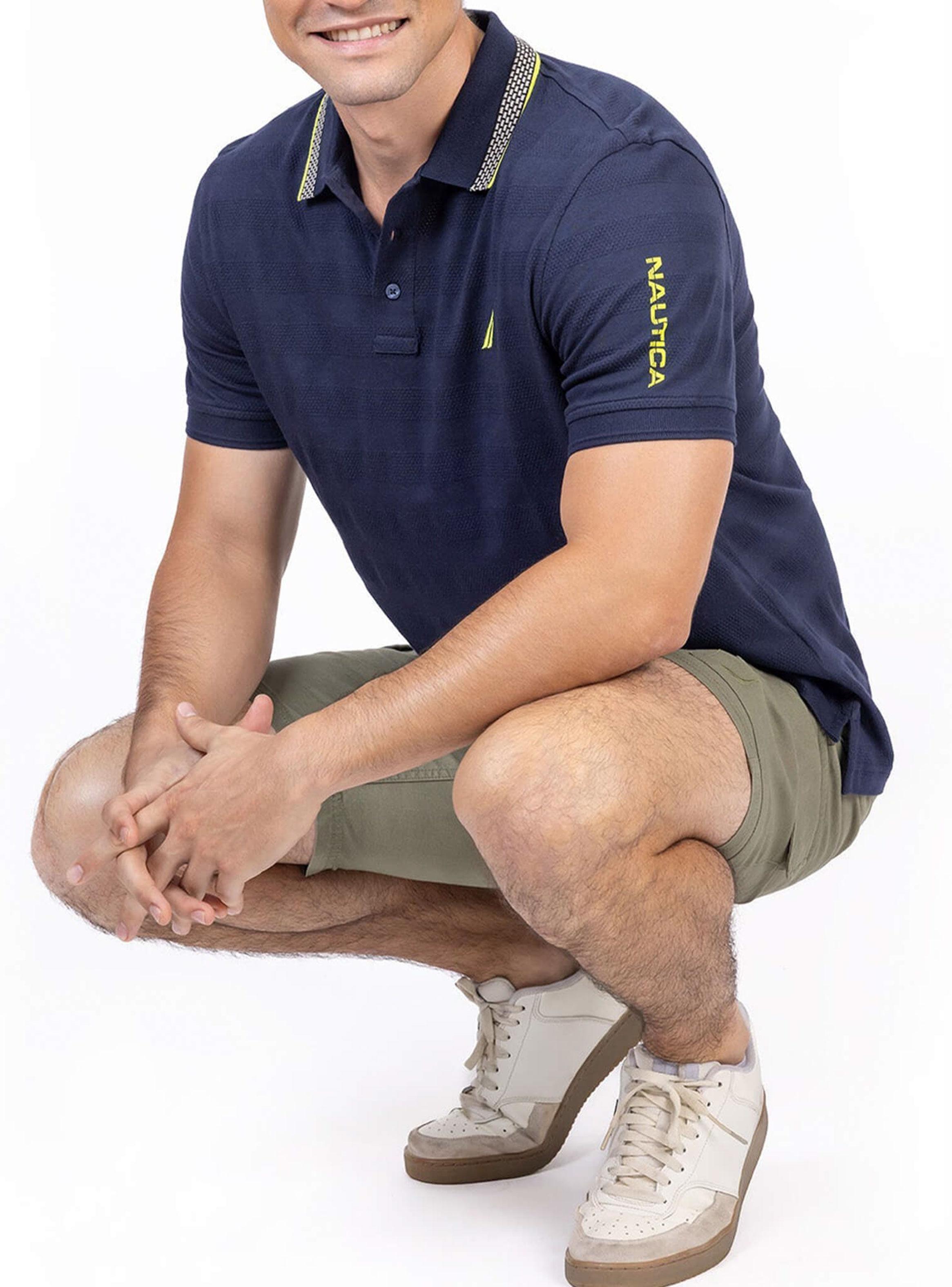 Polera Cuello Polo Básico Manga Corta-2