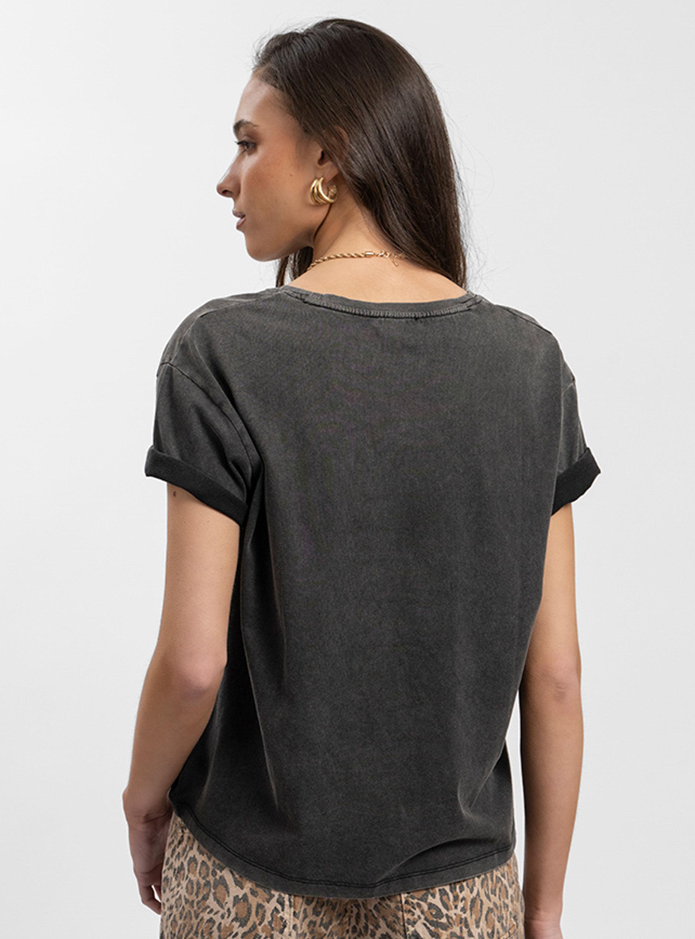 Polera Cest La Vie Grafito-1