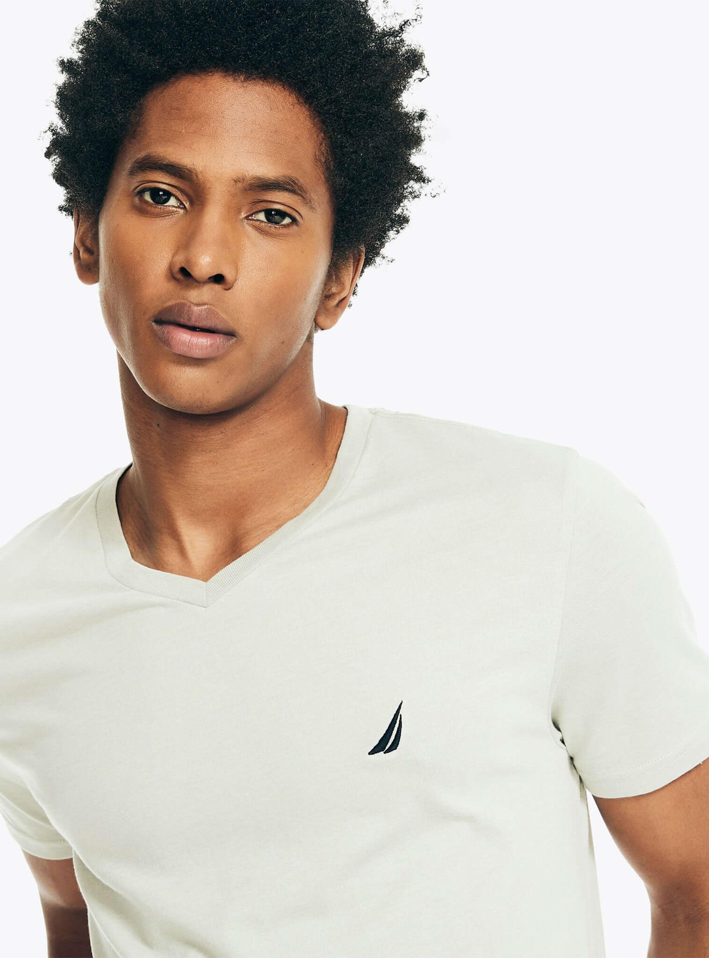 Polera Manga Corta Cuello V-2