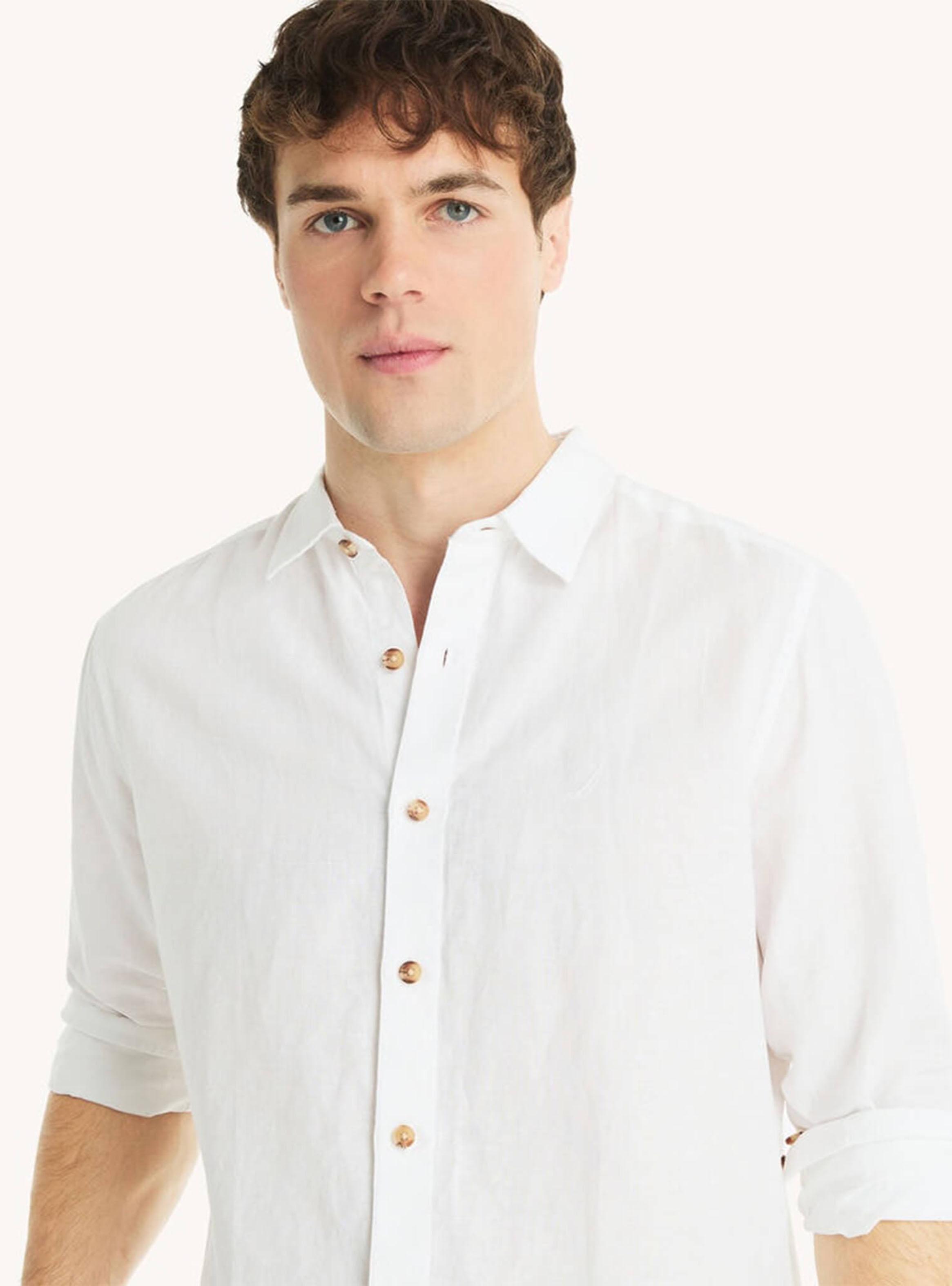 Camisa Regular Fit Manga Larga Casual-2