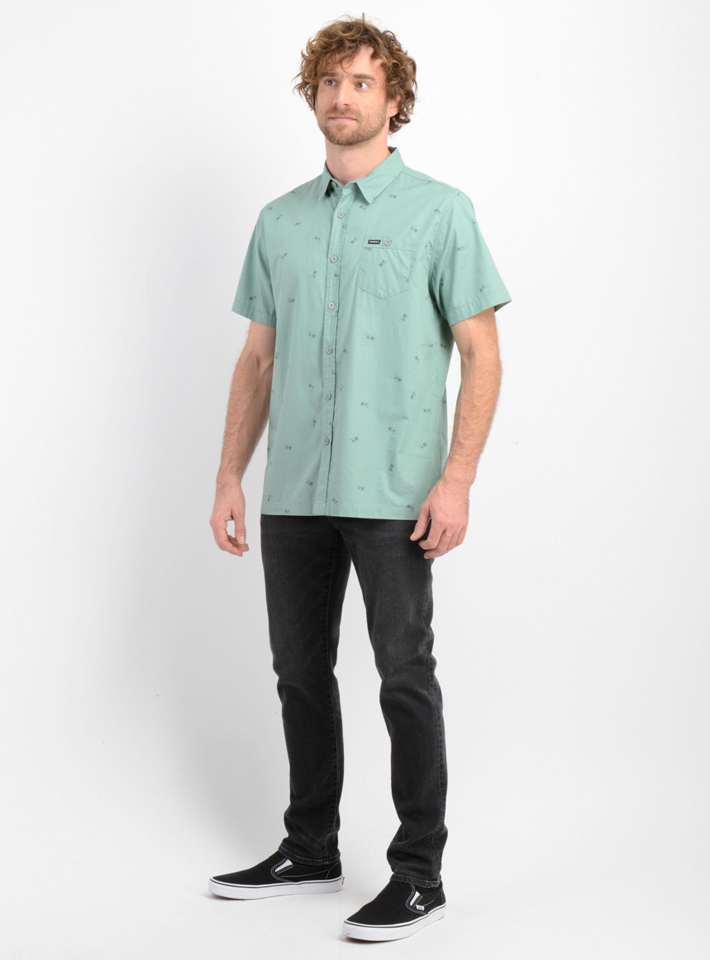 Camisa Regular Estampada Casual-5