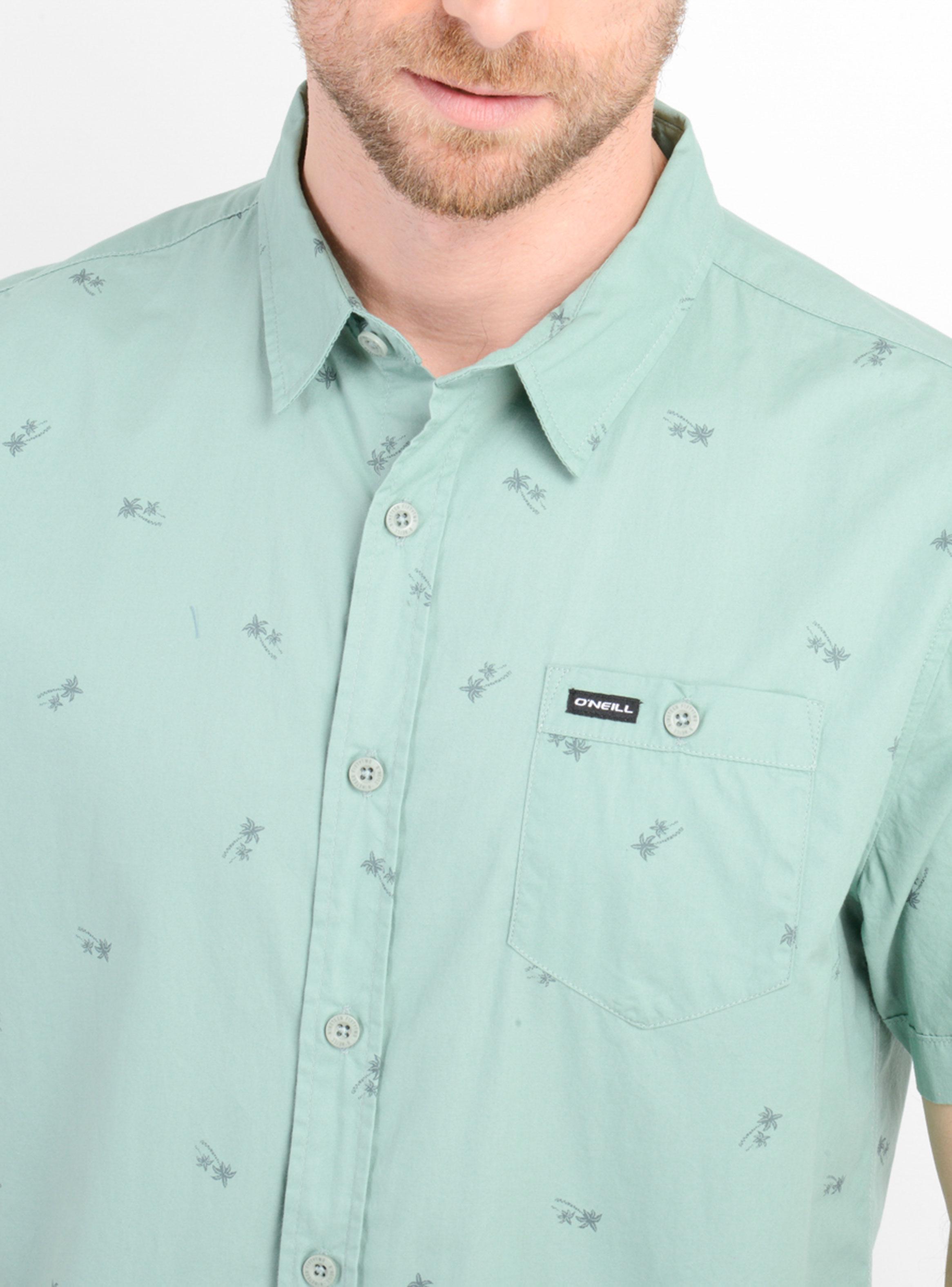 Camisa Regular Estampada Casual-3