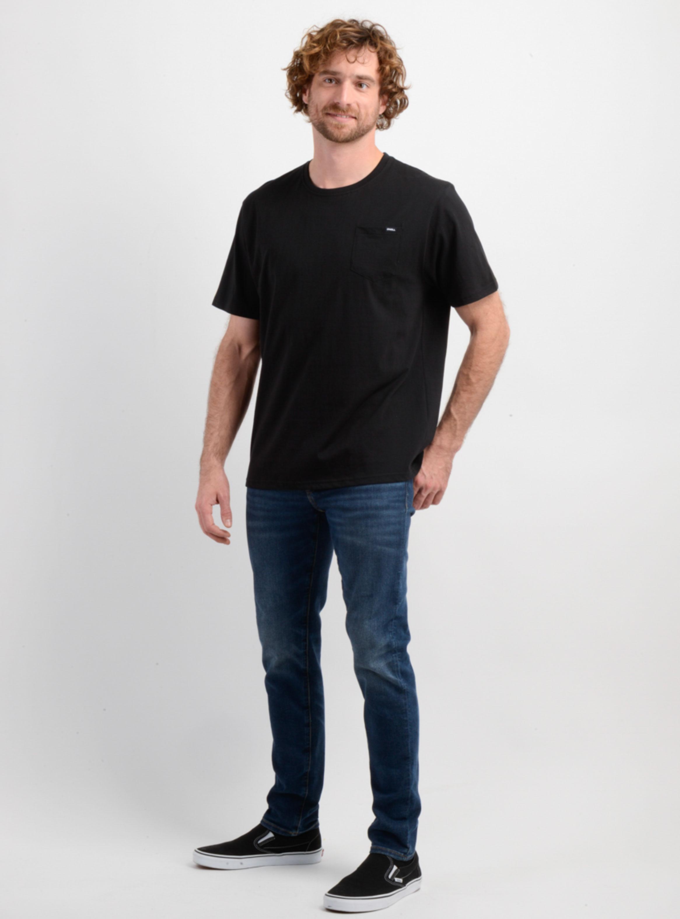 Polera Manga Corta Bolsillo Lisa-5