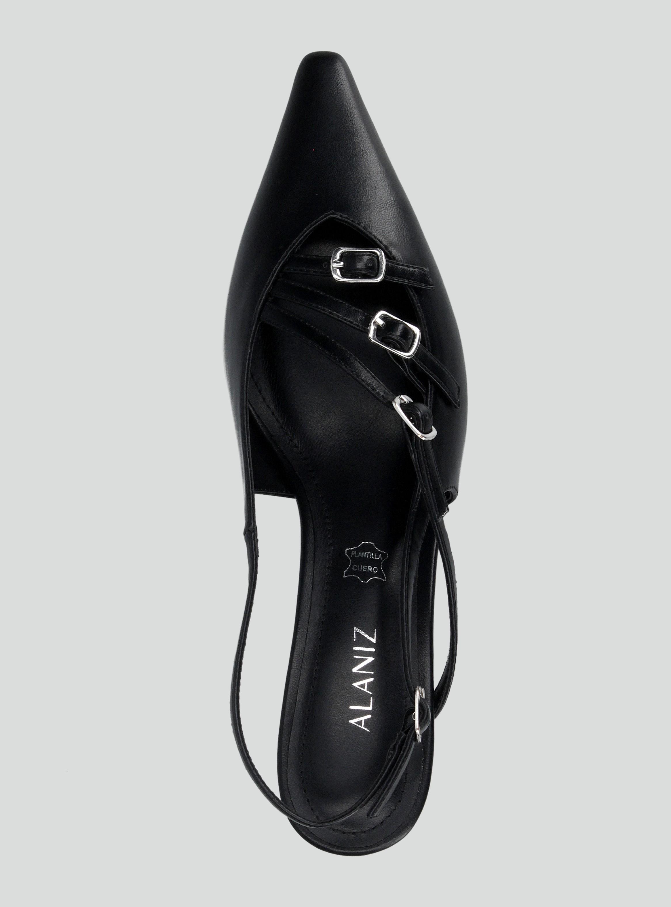 Zapato de Vestir Hebillas y Taco Fino Mujer-2