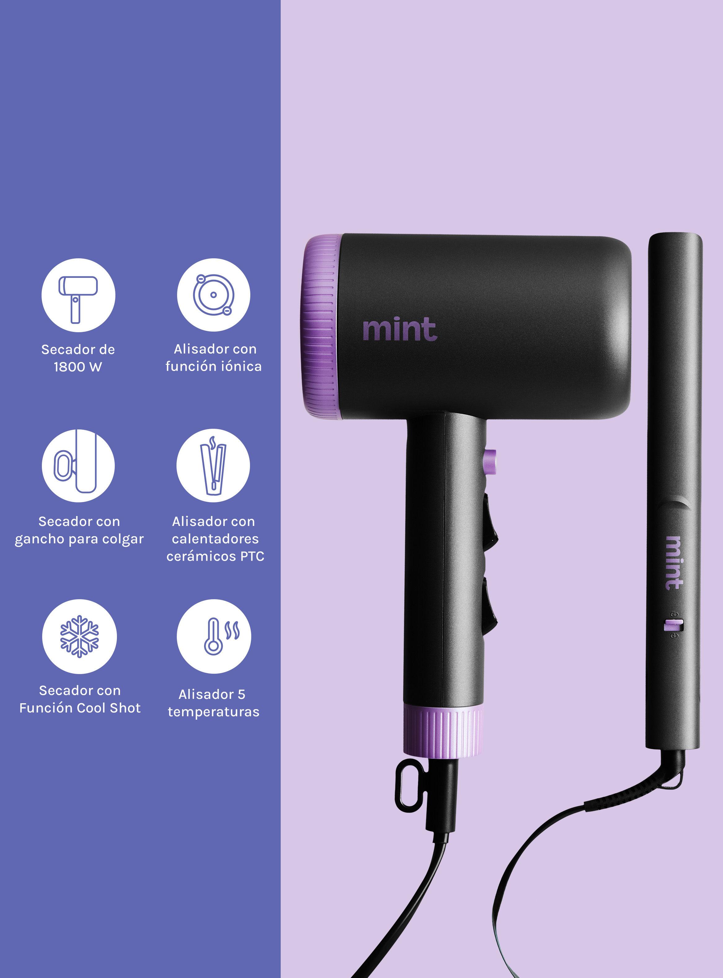 Kit Alisador + Secador de Pelo + Bolso MHR-011-2