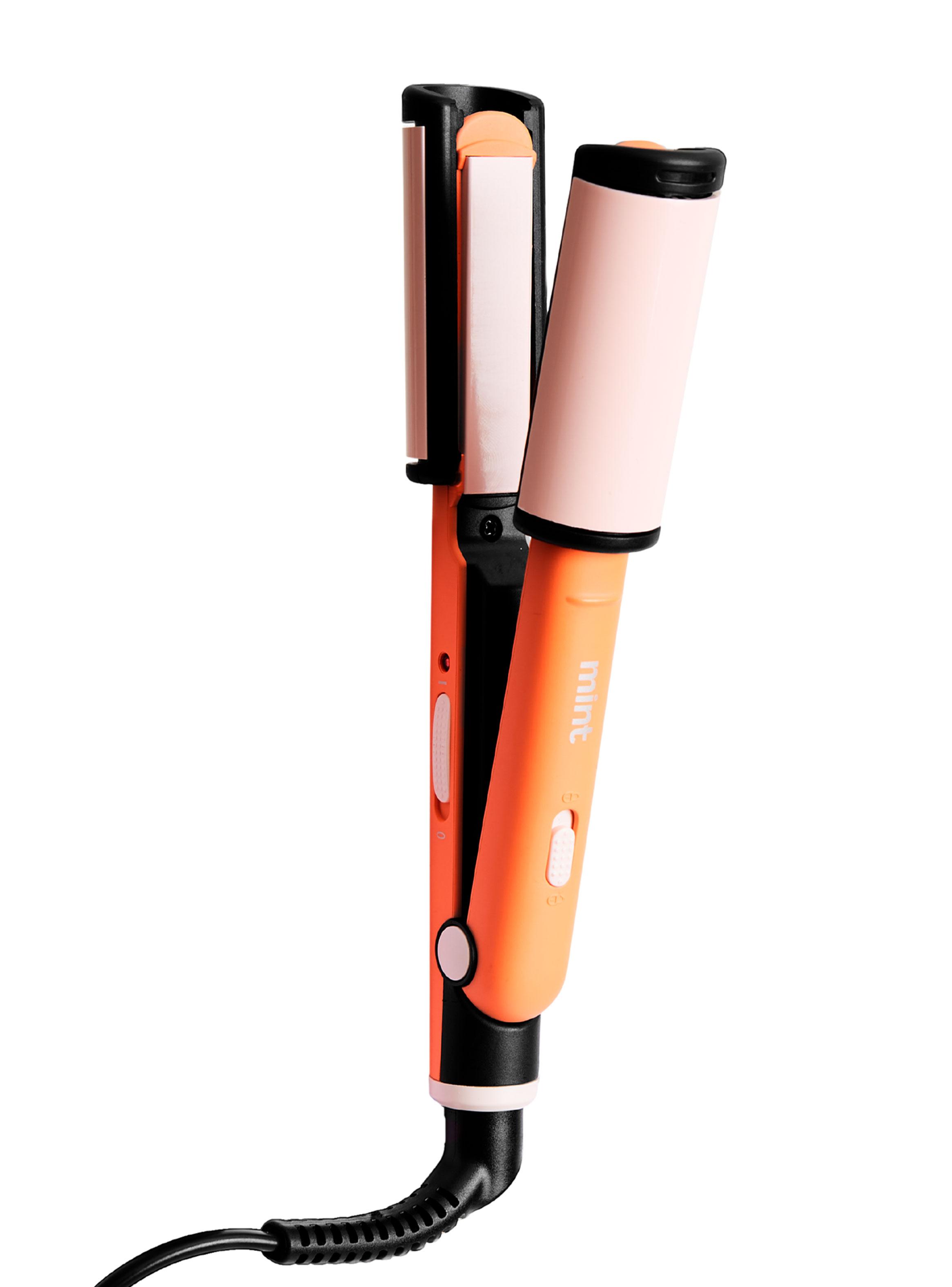 Mini Alisador de Pelo 2 en 1 MHR-014 Naranja-2