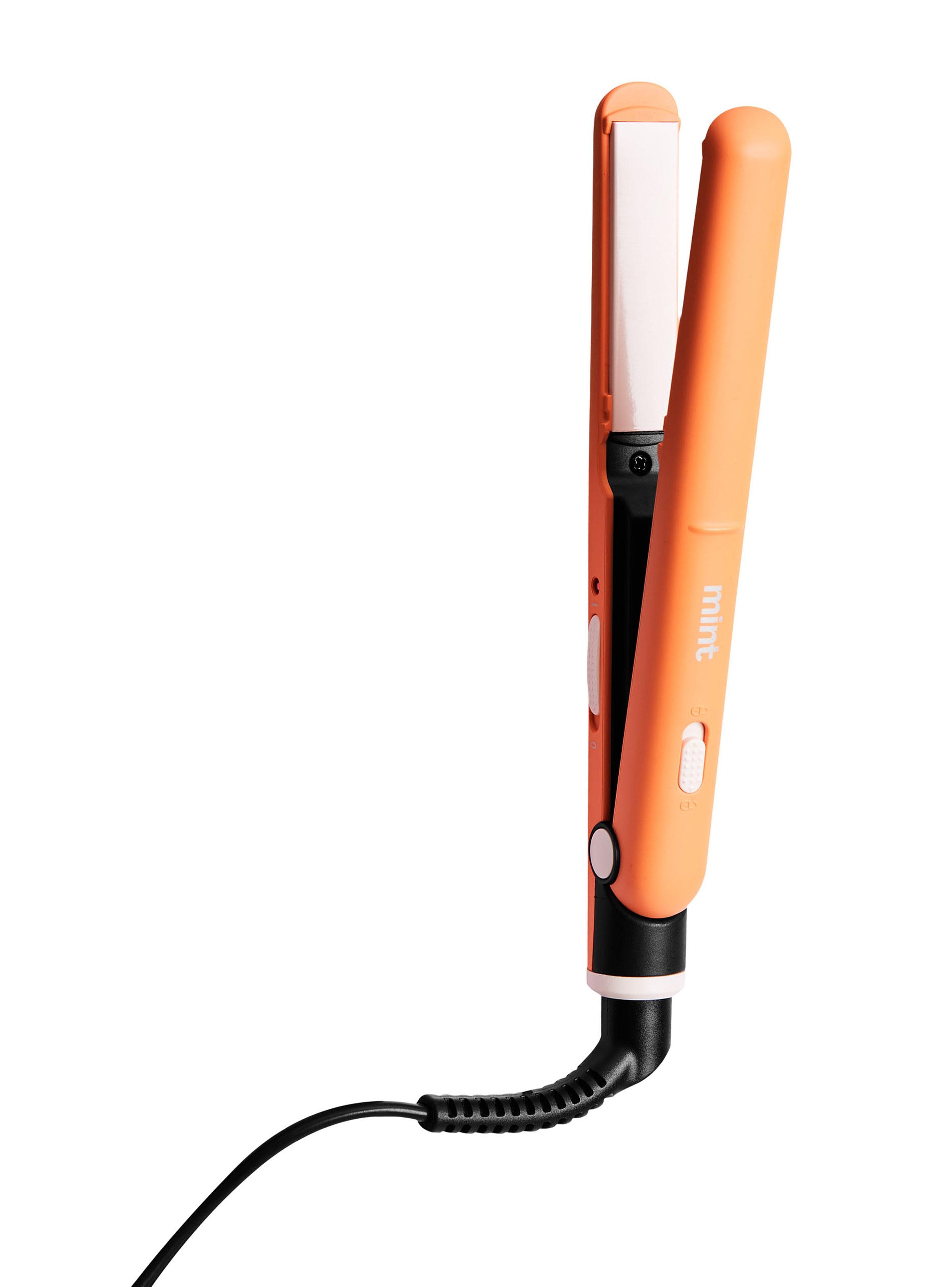 Mini Alisador de Pelo 2 en 1 MHR-014 Naranja-3