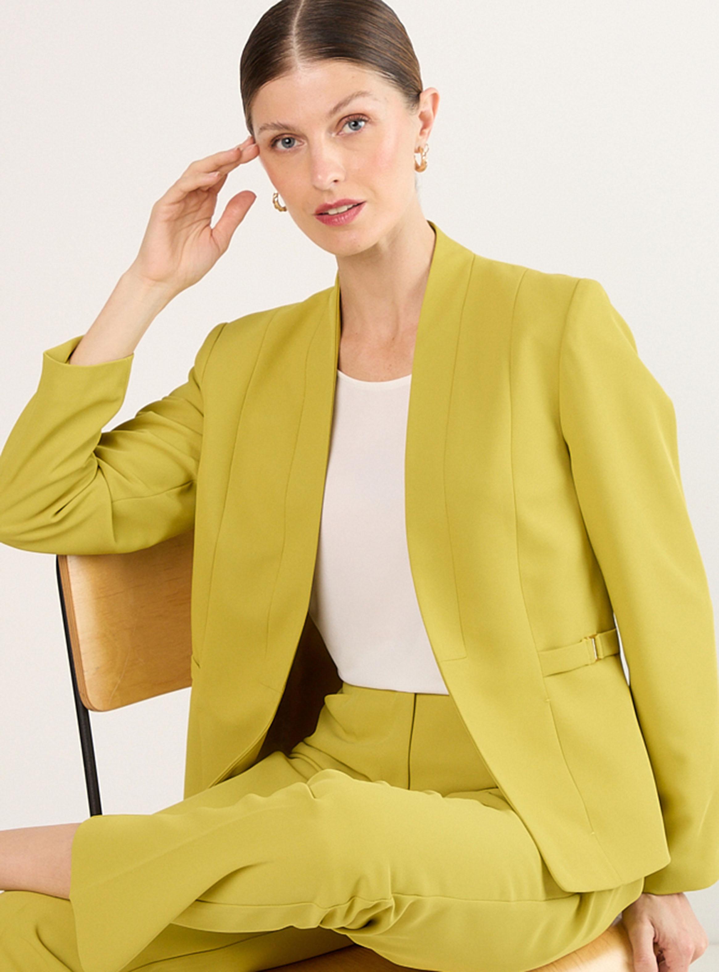 Blazer Liso Diseño Regular Color-3