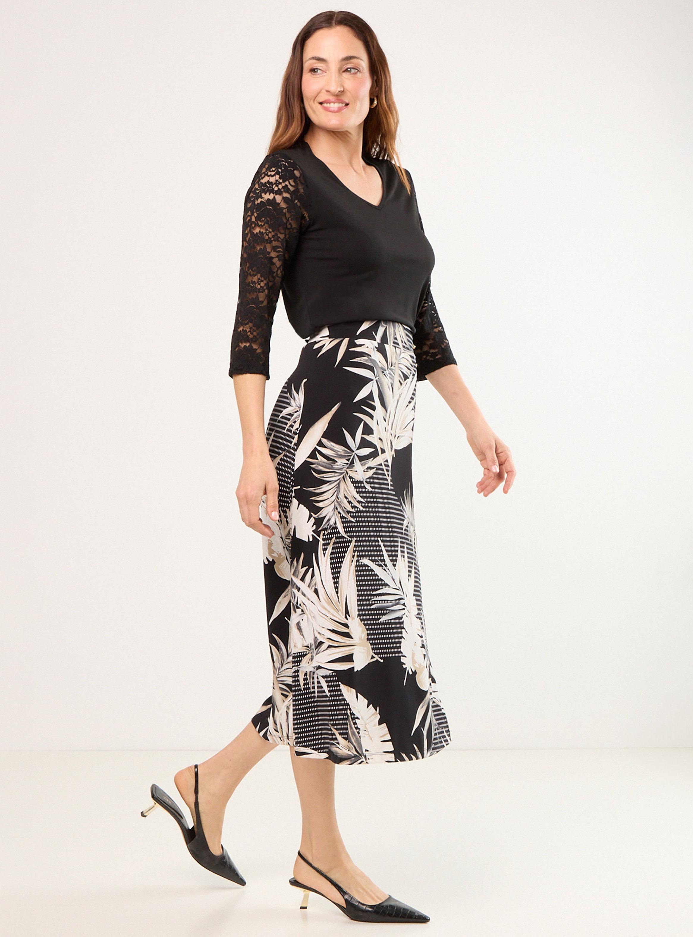 Falda Estampada de Licra-3