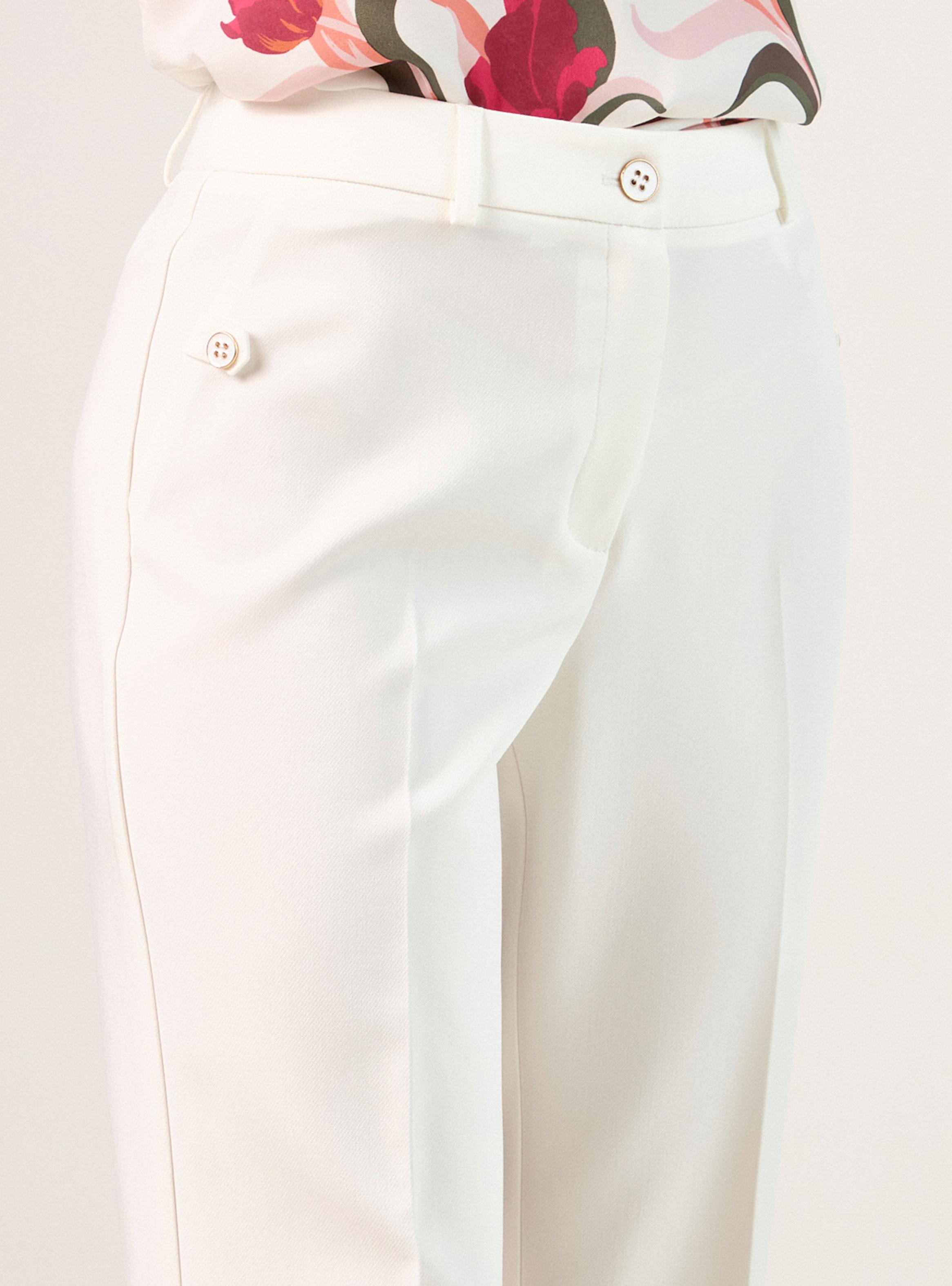 Pantalón Recto con Decoración en Corte de Bolsillo-2