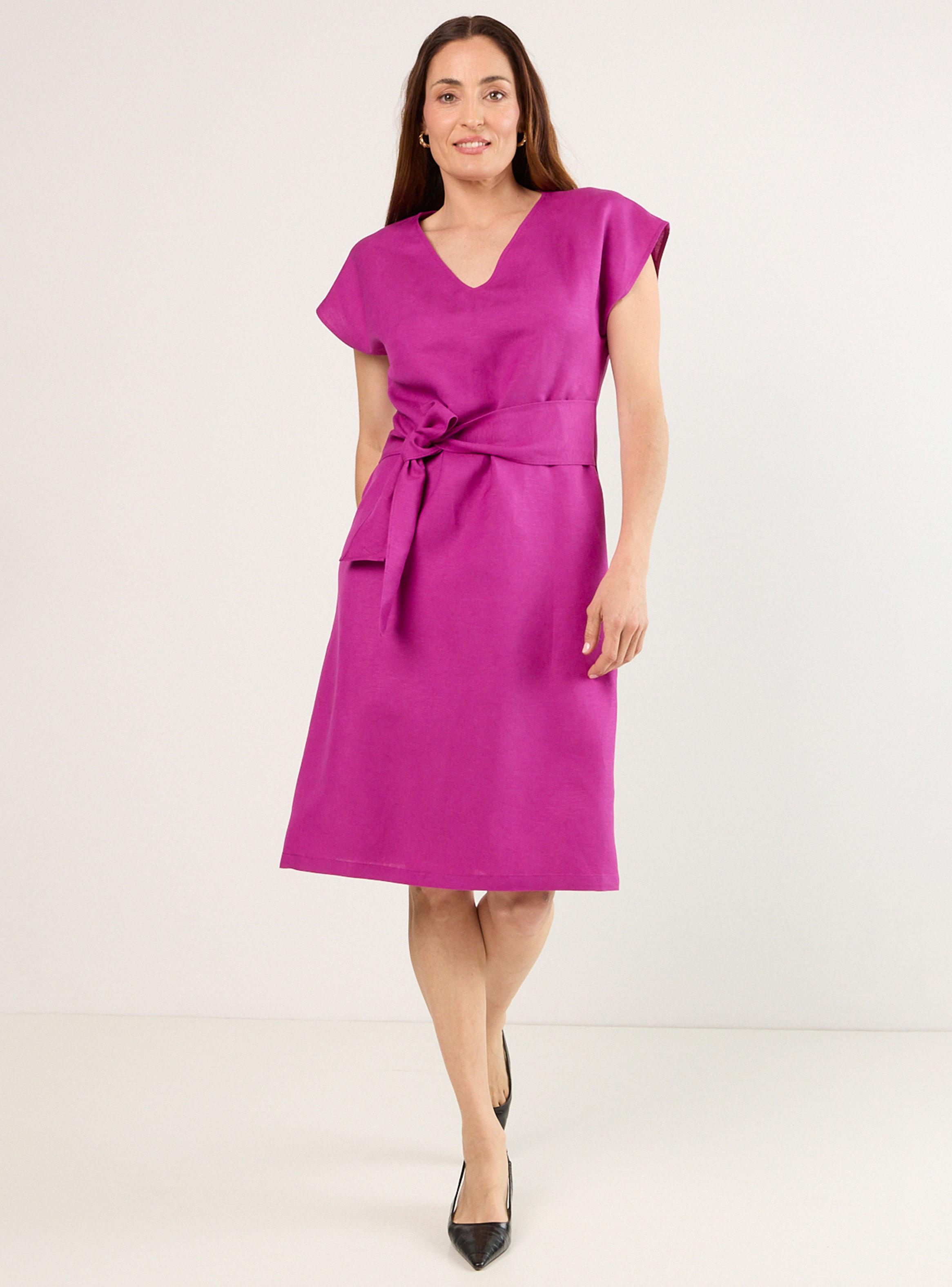 Vestido Lino Lazo Ancho-4