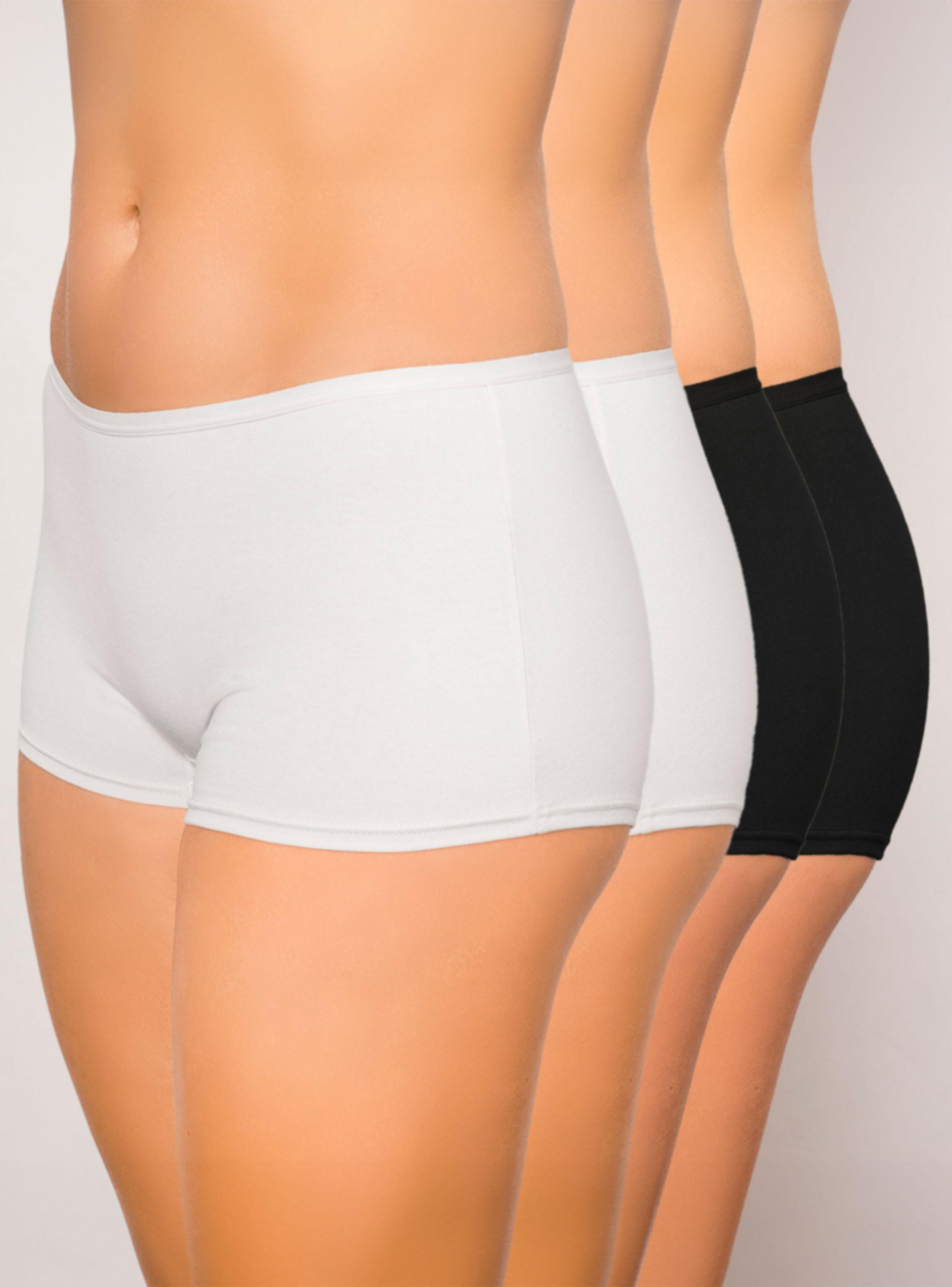Pack 4 Pantaleta Tipo Short Algodón-0
