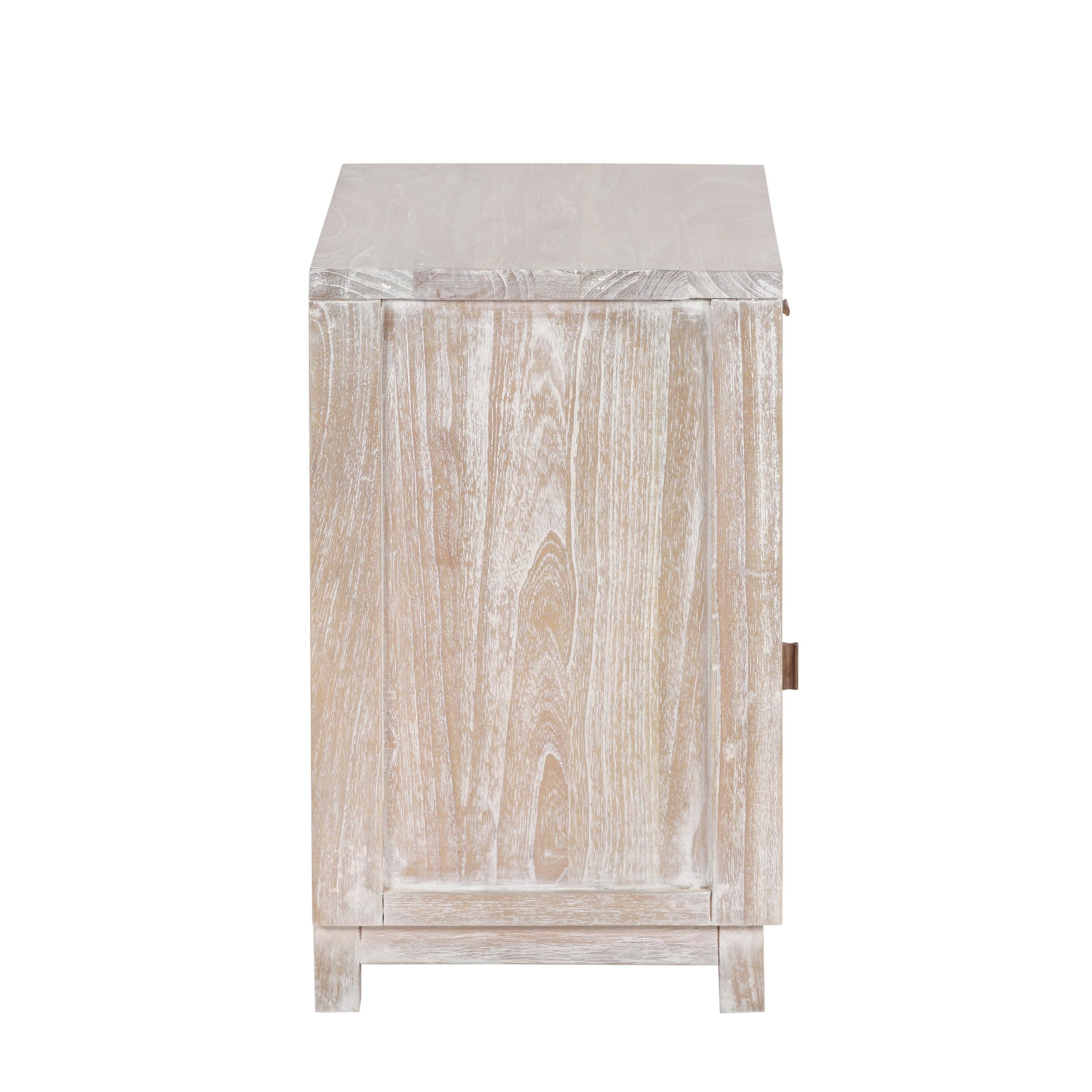 Velador Madera Mindi 1 Cajón + 1 Puerta-3