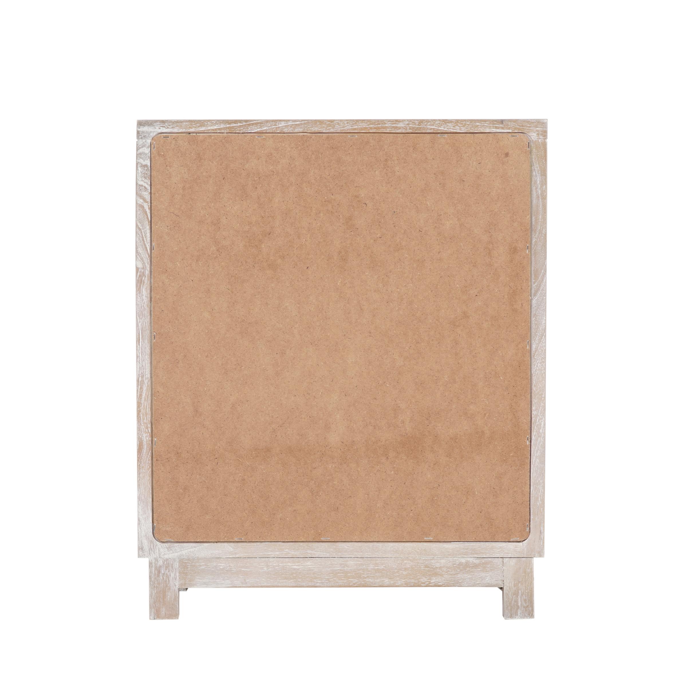 Velador Madera Mindi 1 Cajón + 1 Puerta-4