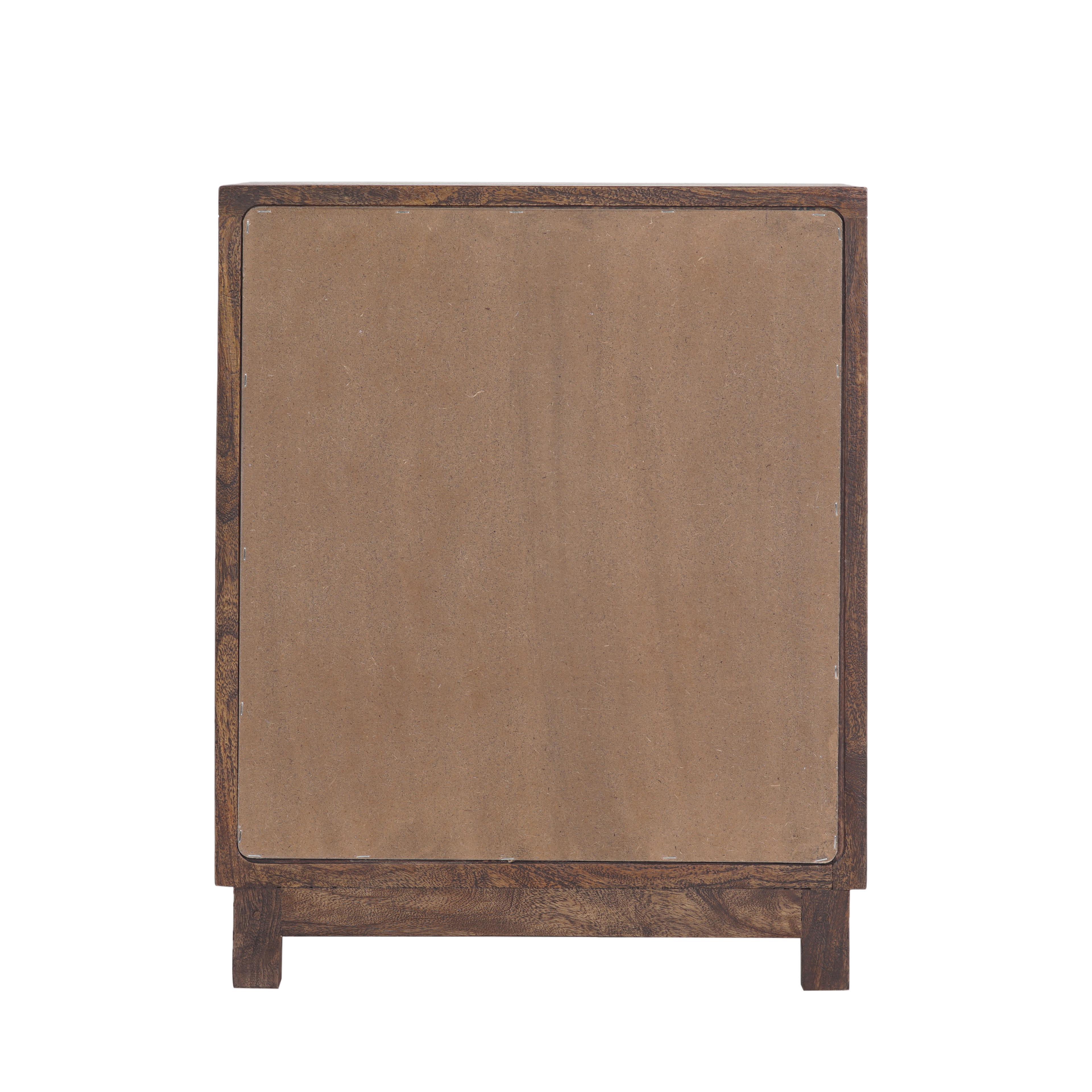 Velador Madera Mango 1 Cajón + 1 Puerta-5