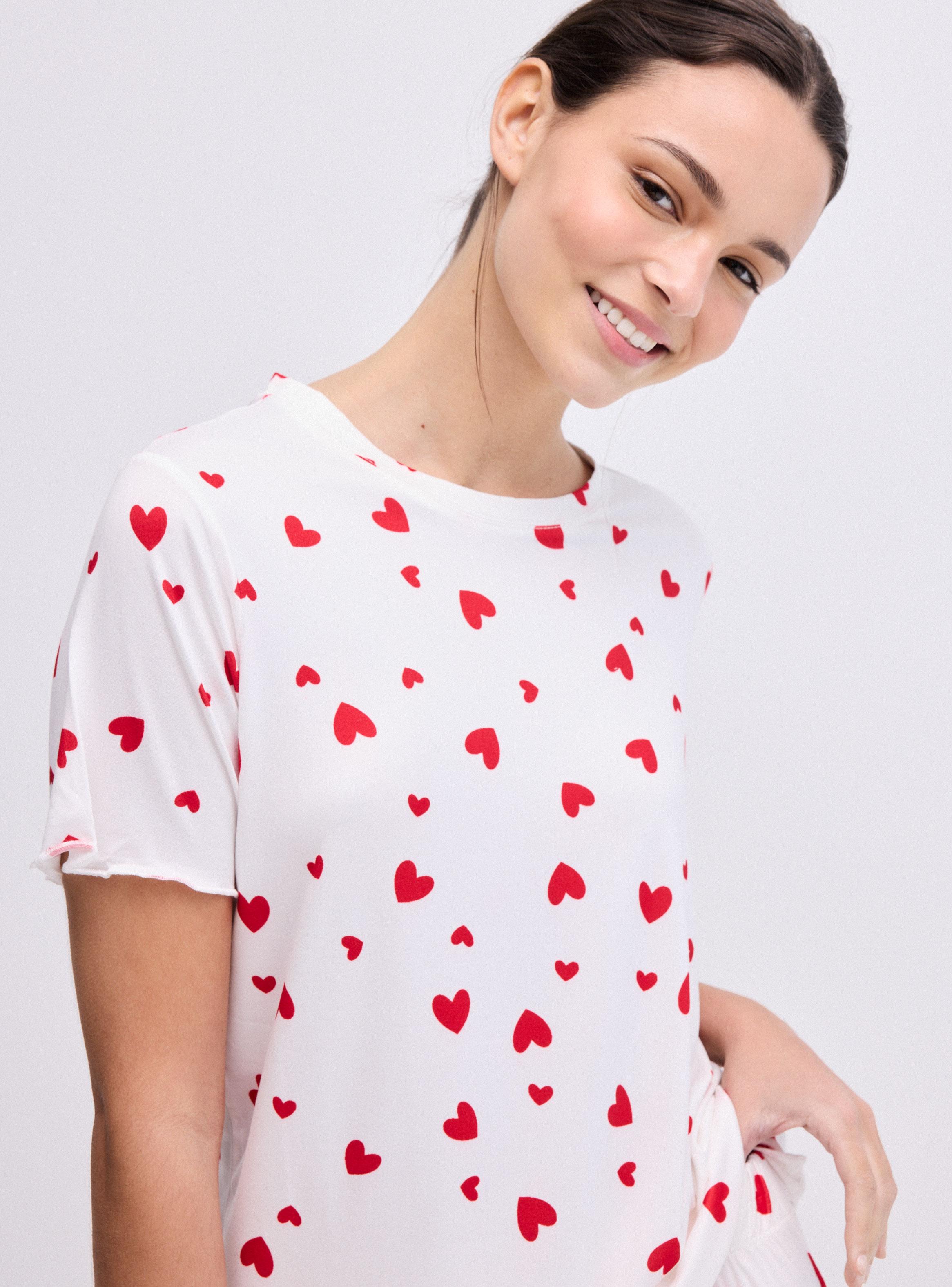 Pijama Estampado Peach Handfeel-2